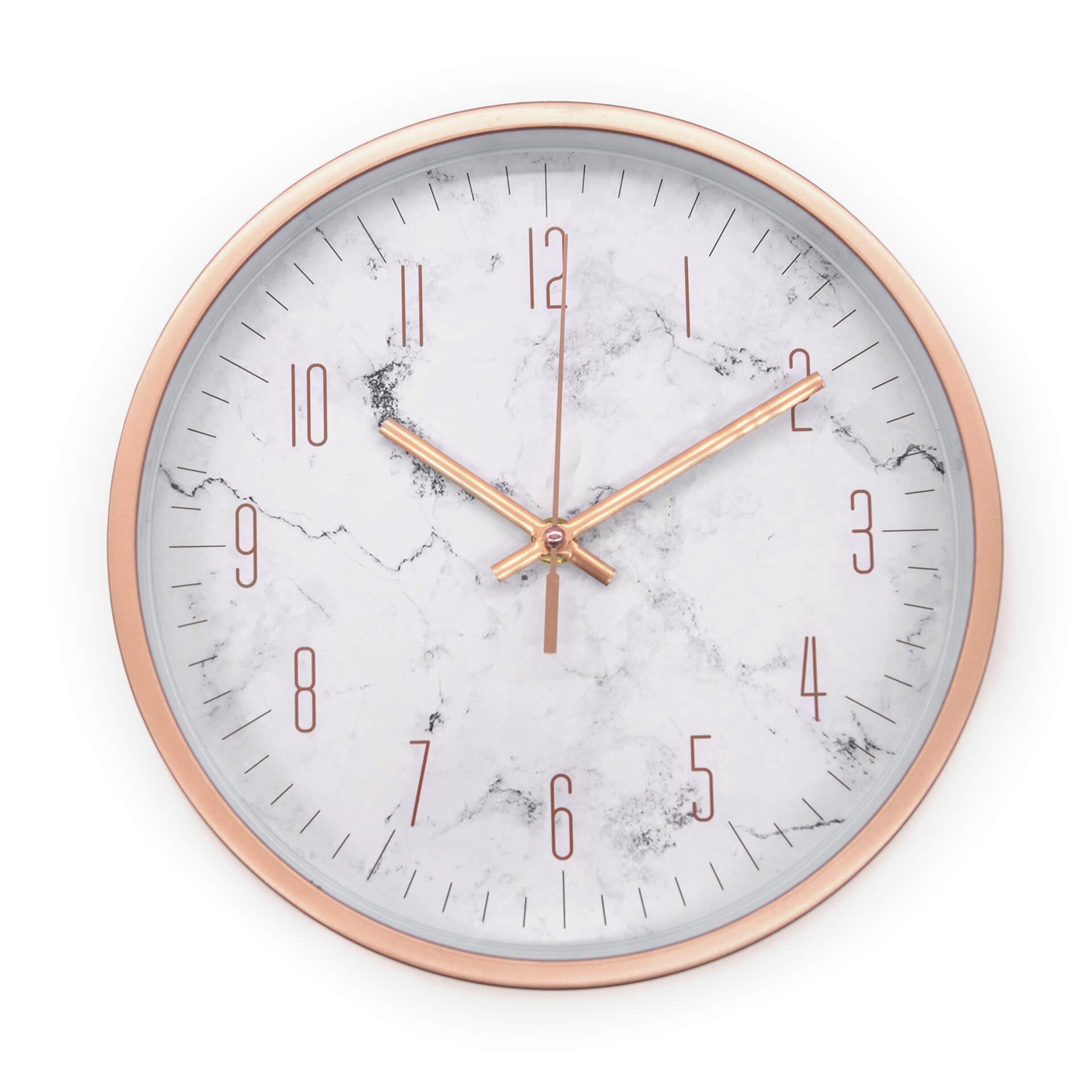 K&L Wall Art Wanduhr Kunststoff Roségold günstig online kaufen