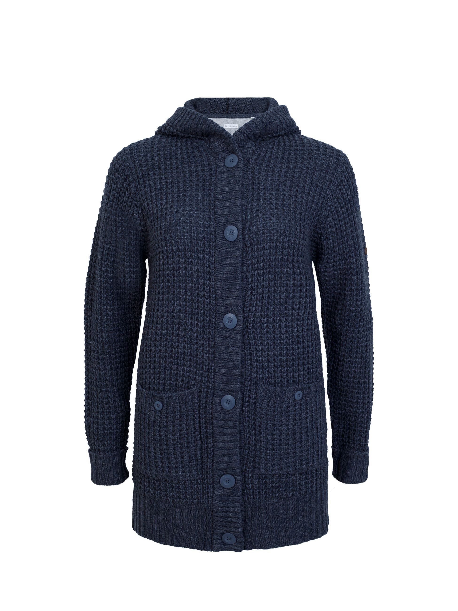 Schietwetter Kapuzenstrickjacke Damen Strickjacke "Smilla" (1-tlg) günstig online kaufen