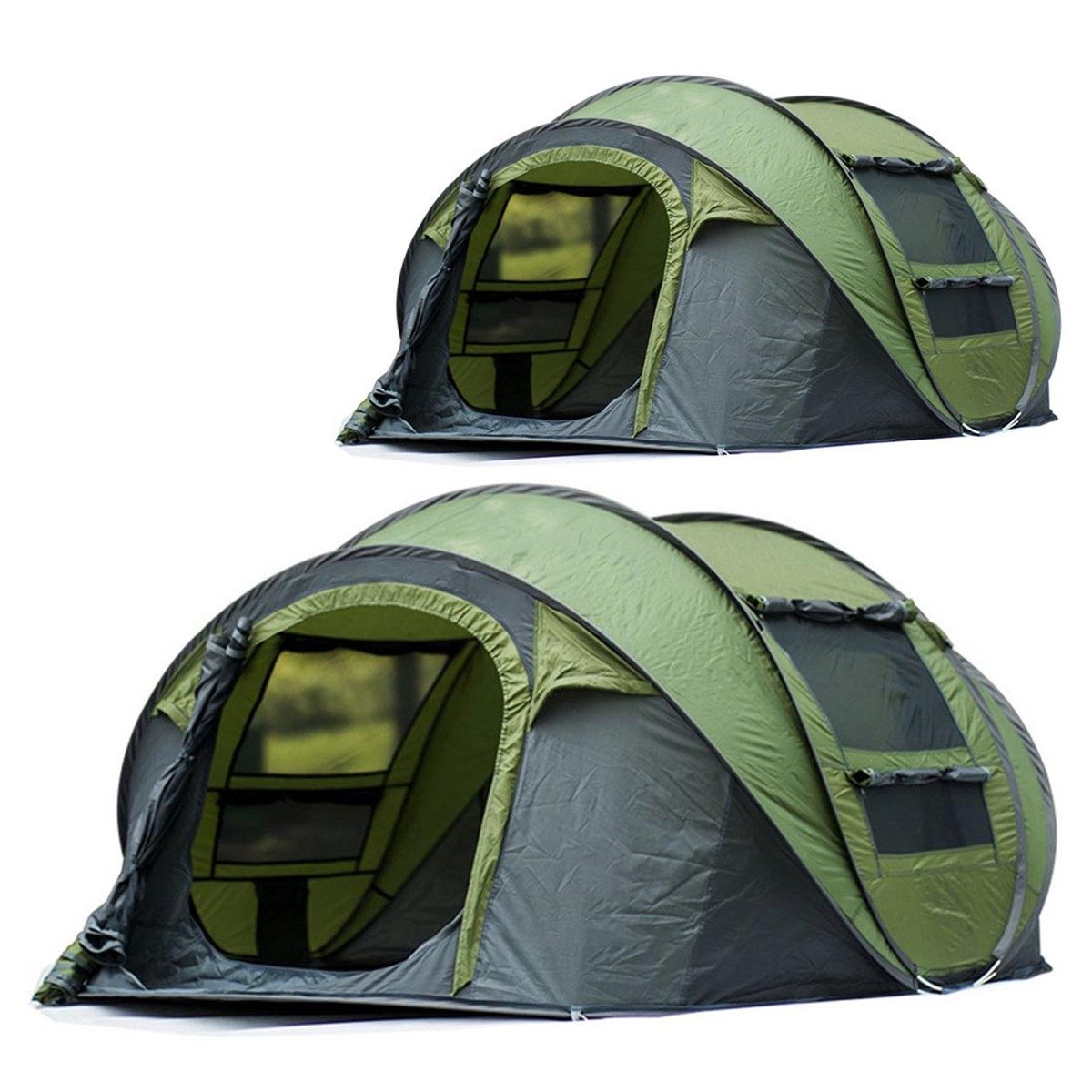 Tourtecs Sitzbank 2x 4-5 Personen Zelt # PZ3 Wurfzelt Pop-Up Zelt Spar-Set