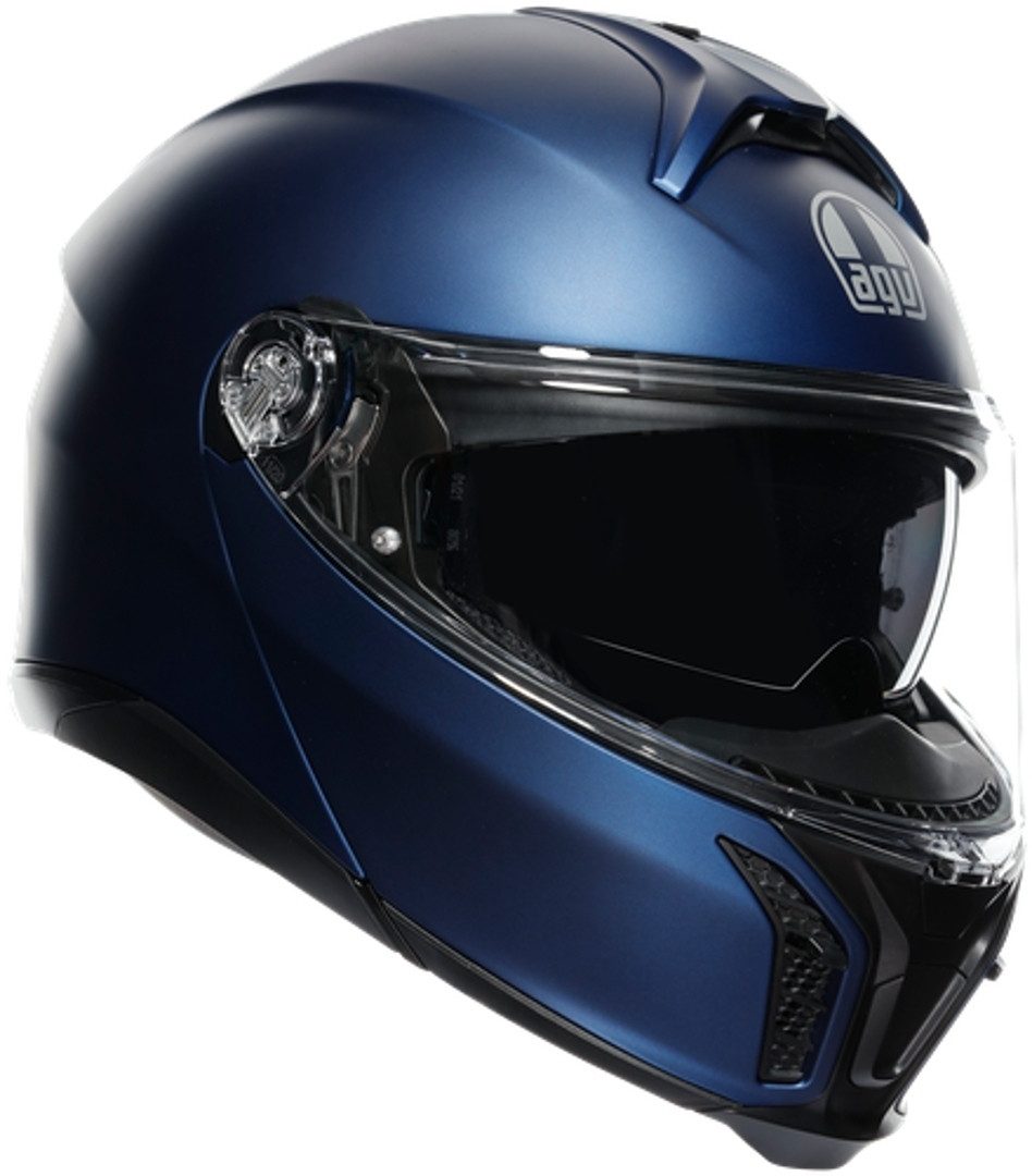 AGV Motorradhelm Tourmodular Mono Klapphelm, vorbereitet für Kommunikationssystem,integriertes Sonnenvisier