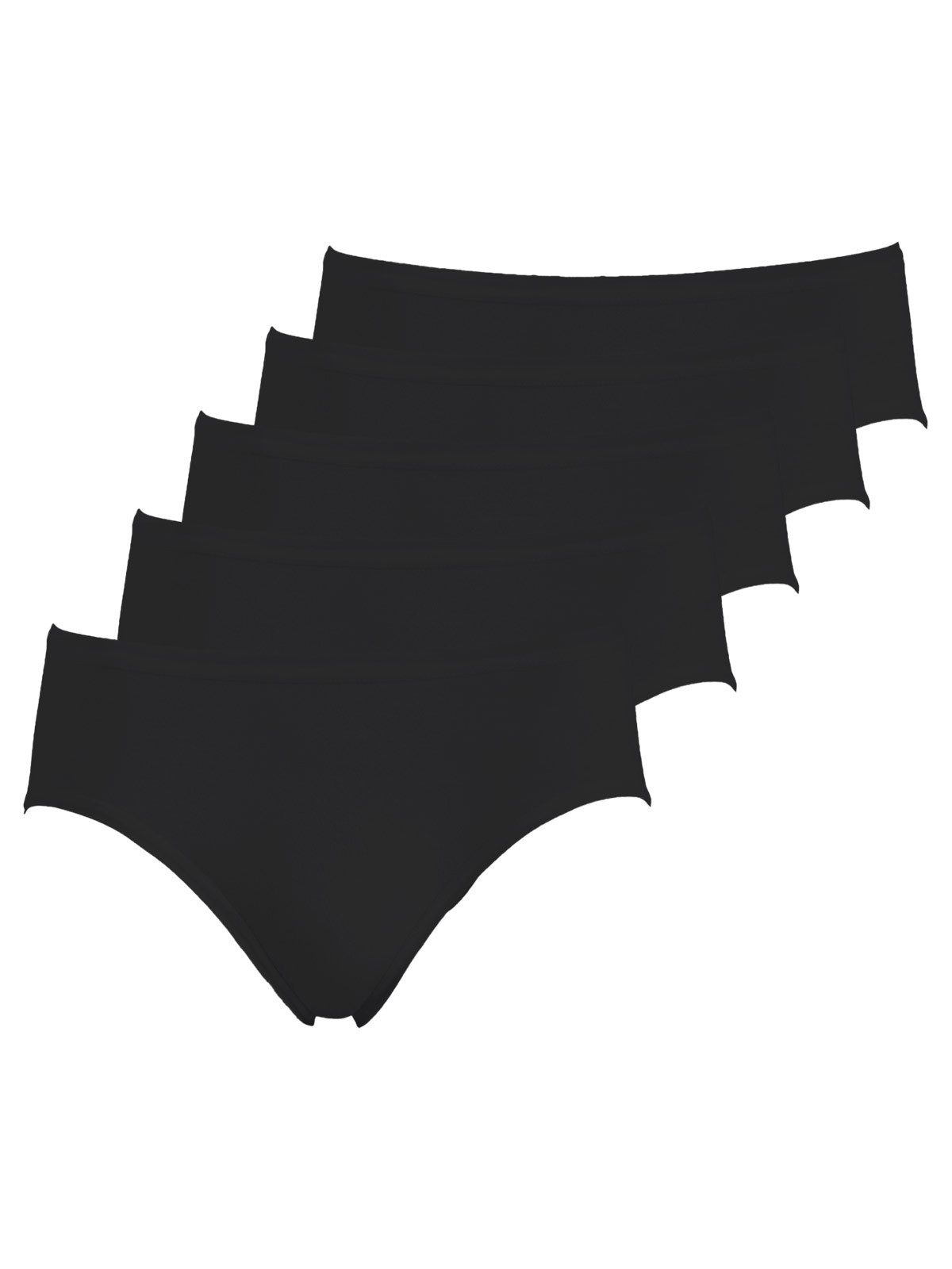 Schöller Hüftslip 5er Pack Damen Hüftslip Baumwolle Supergekämmt (Packung, 5-St) Zwickel