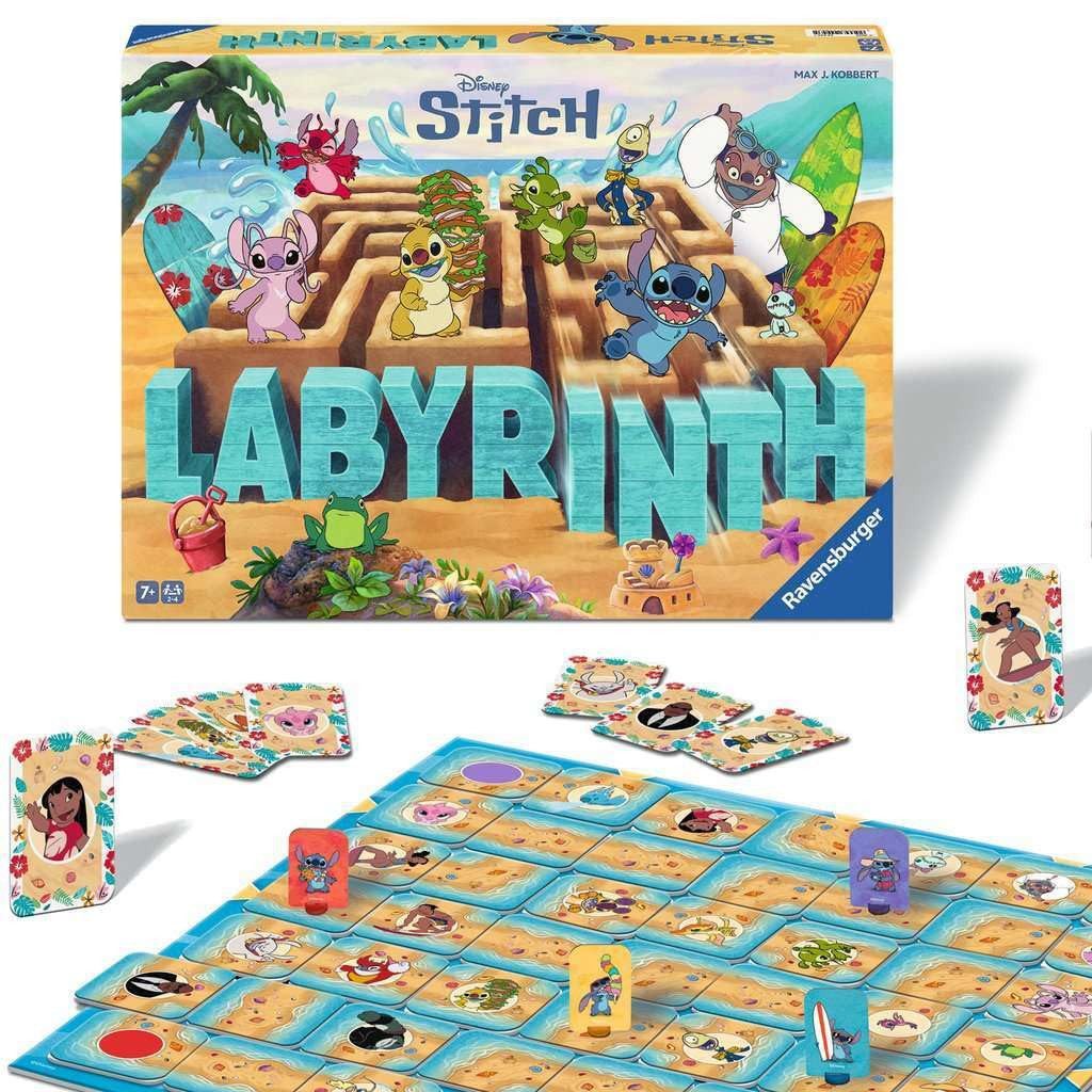 Ravensburger Spiel 24943 Stitch Labyrinth, Das verrückte Labyrinth