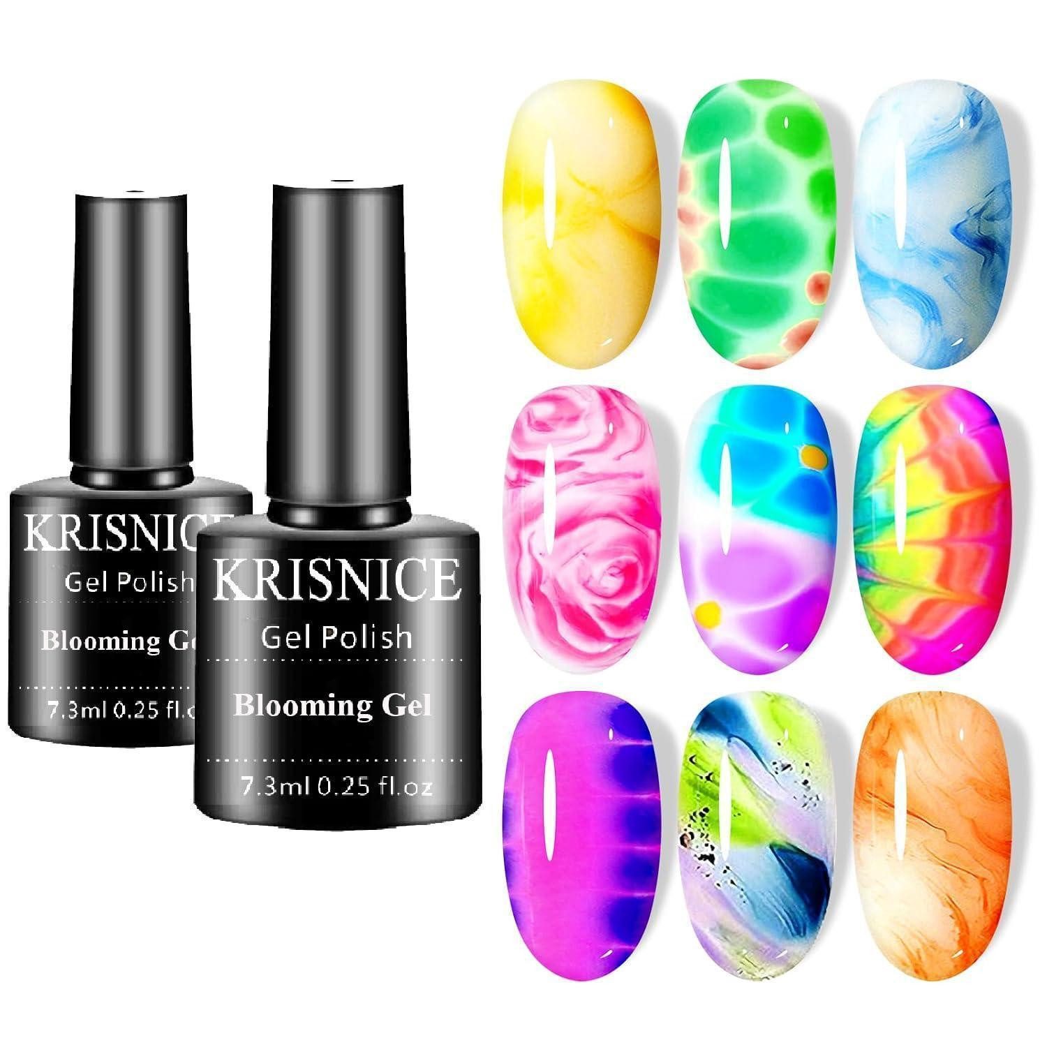 LuxusKollektion Gel-Nagellack Blooming Gel Nail Polish Aquarell Marmor Design