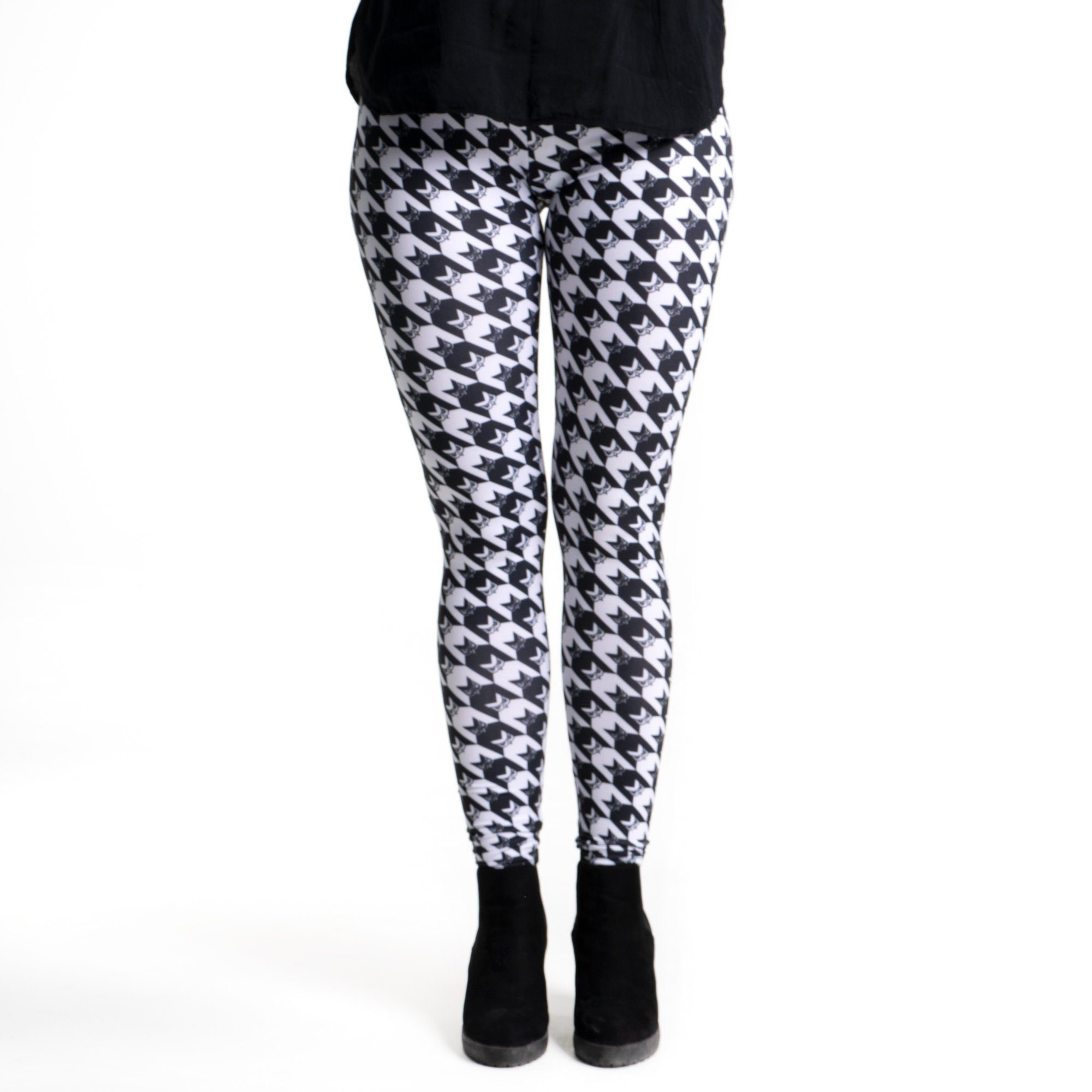 cosey Leggings Business Line Leggings (Einheitsgröße XS-L) Eulen günstig online kaufen