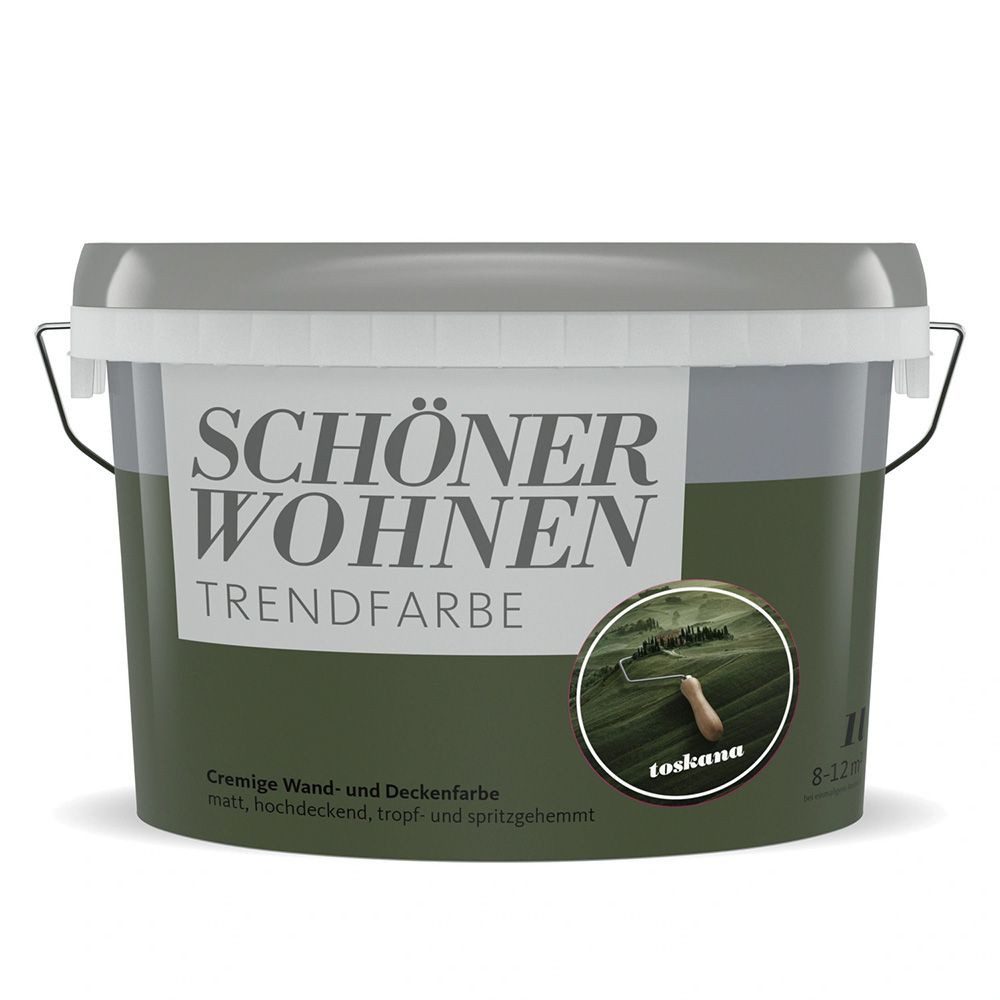 SCHÖNER WOHNEN FARBE Wandfarbe SW Trend Wandfarbe matt 1,0L toskana 6428