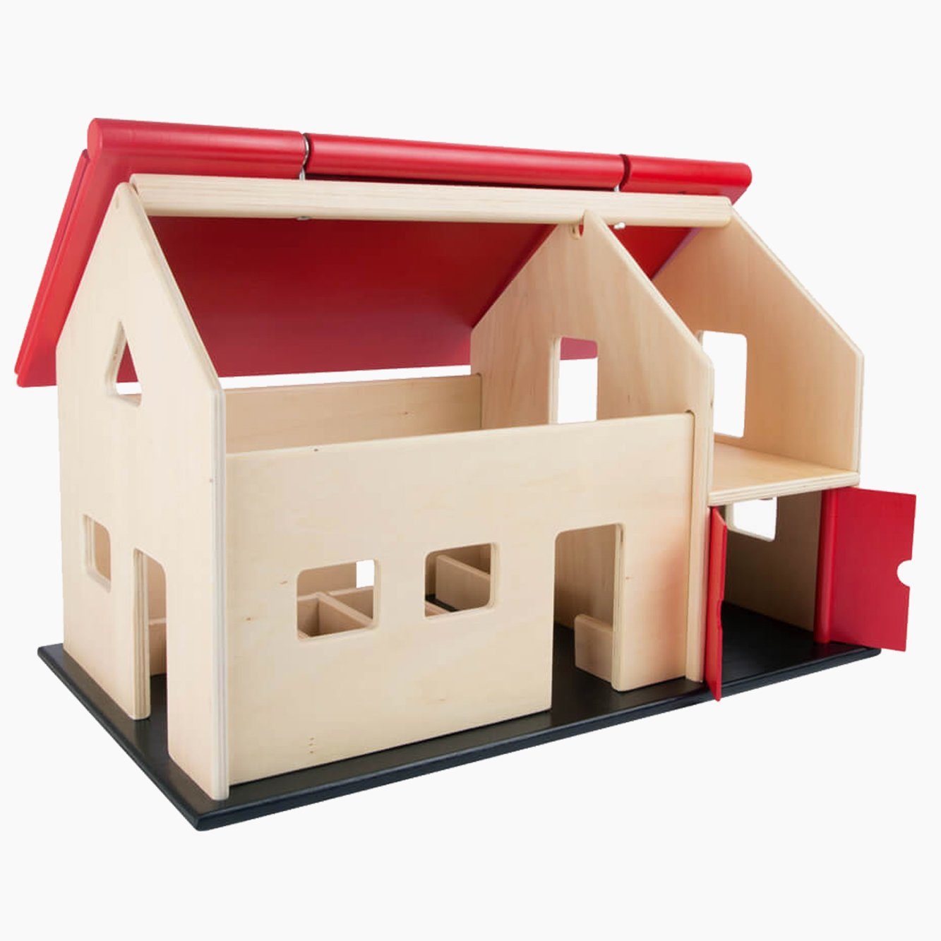 Small Foot Puppenhaus Großer Bauernhof, (packung, 3-tlg., set), der Bauernhof ist für Pferde aller gängigen Marken geeignet.