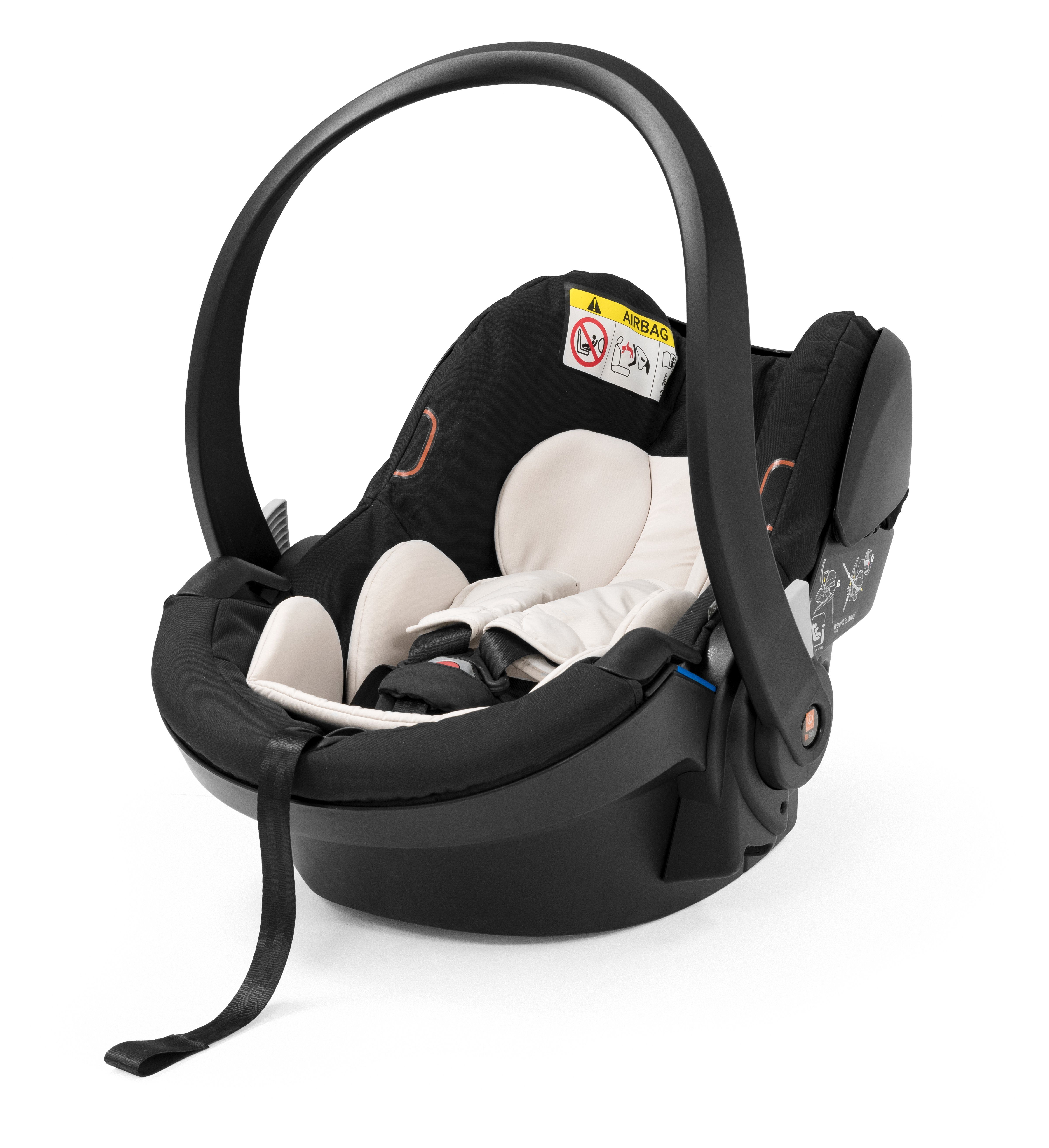 Autokindersitz iZi Go Modular X1 by BeSafe für Babys von 0-12 Monate, Farbe: Black