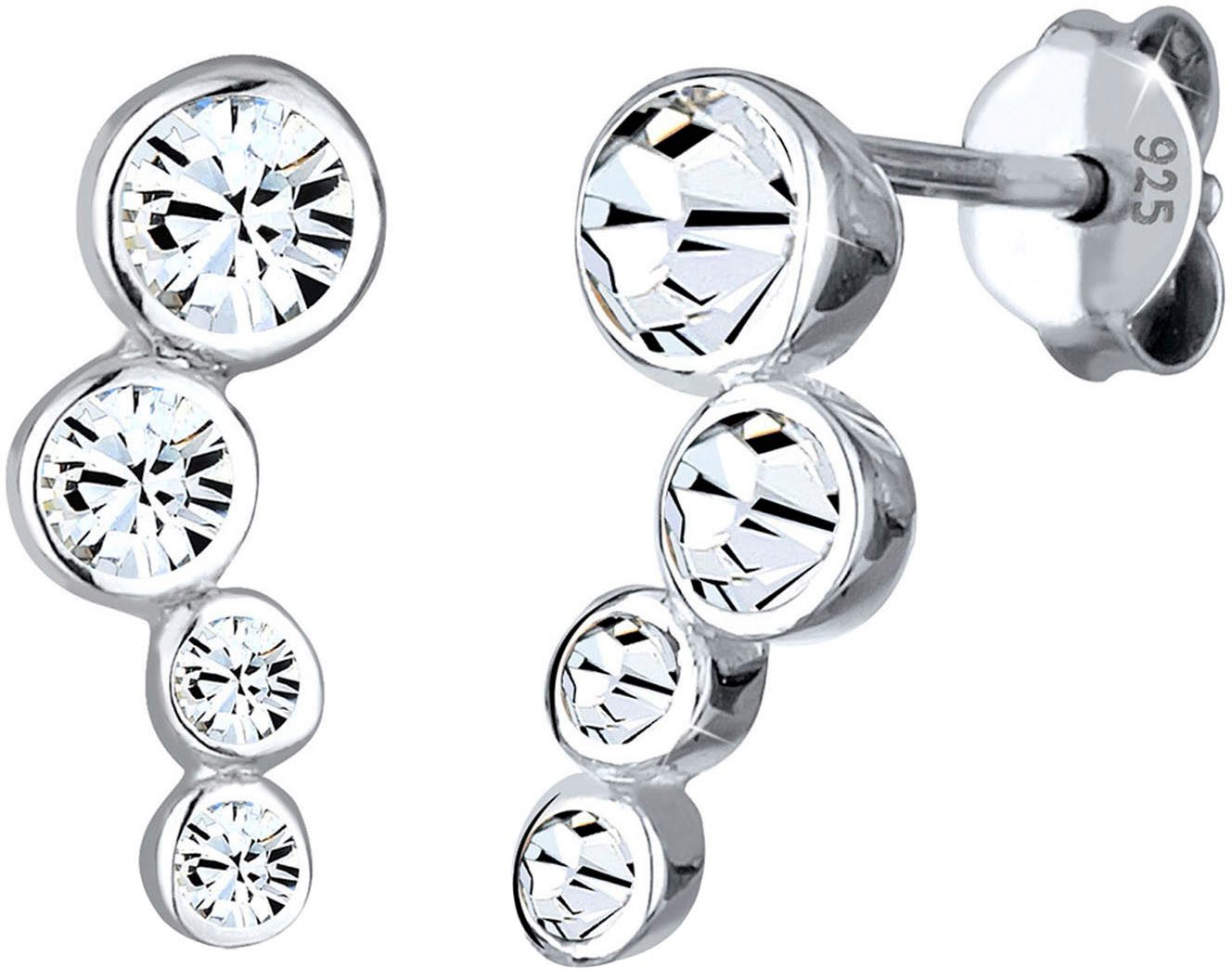 Elli Paar Ohrstecker Schmuck Geschenk Silber 925 Ohrringe, mit Glasstein günstig online kaufen