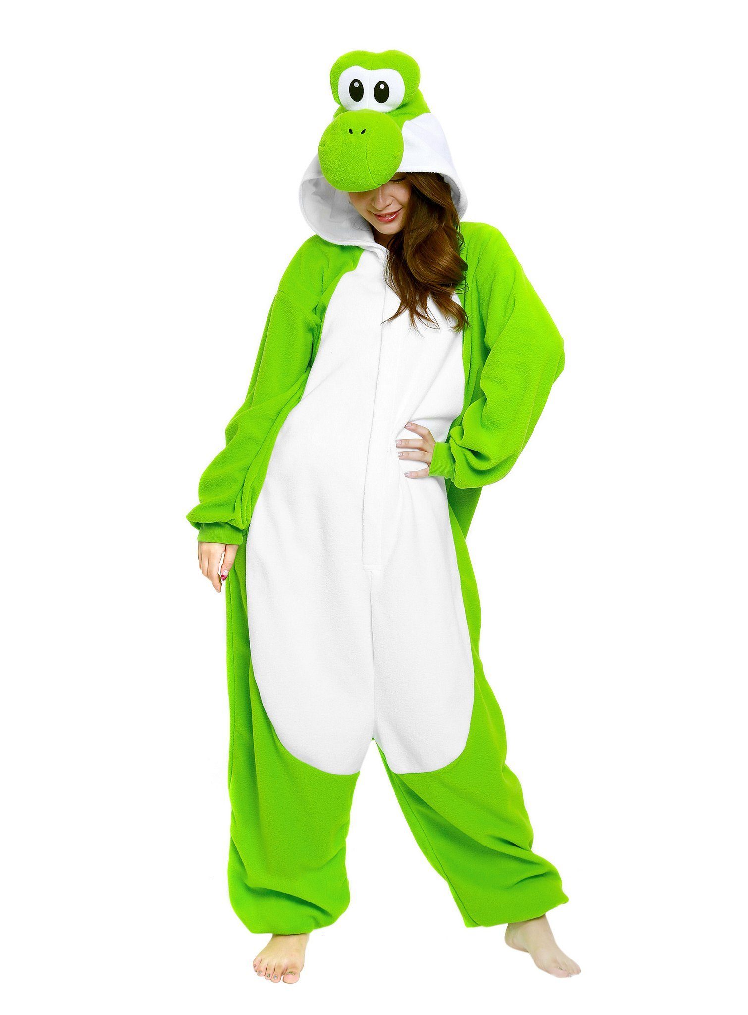 Metamorph Kostüm Yoshi Kigurumi, Original Nintendo-Kostüm: kuscheliger Onesie von Sazac
