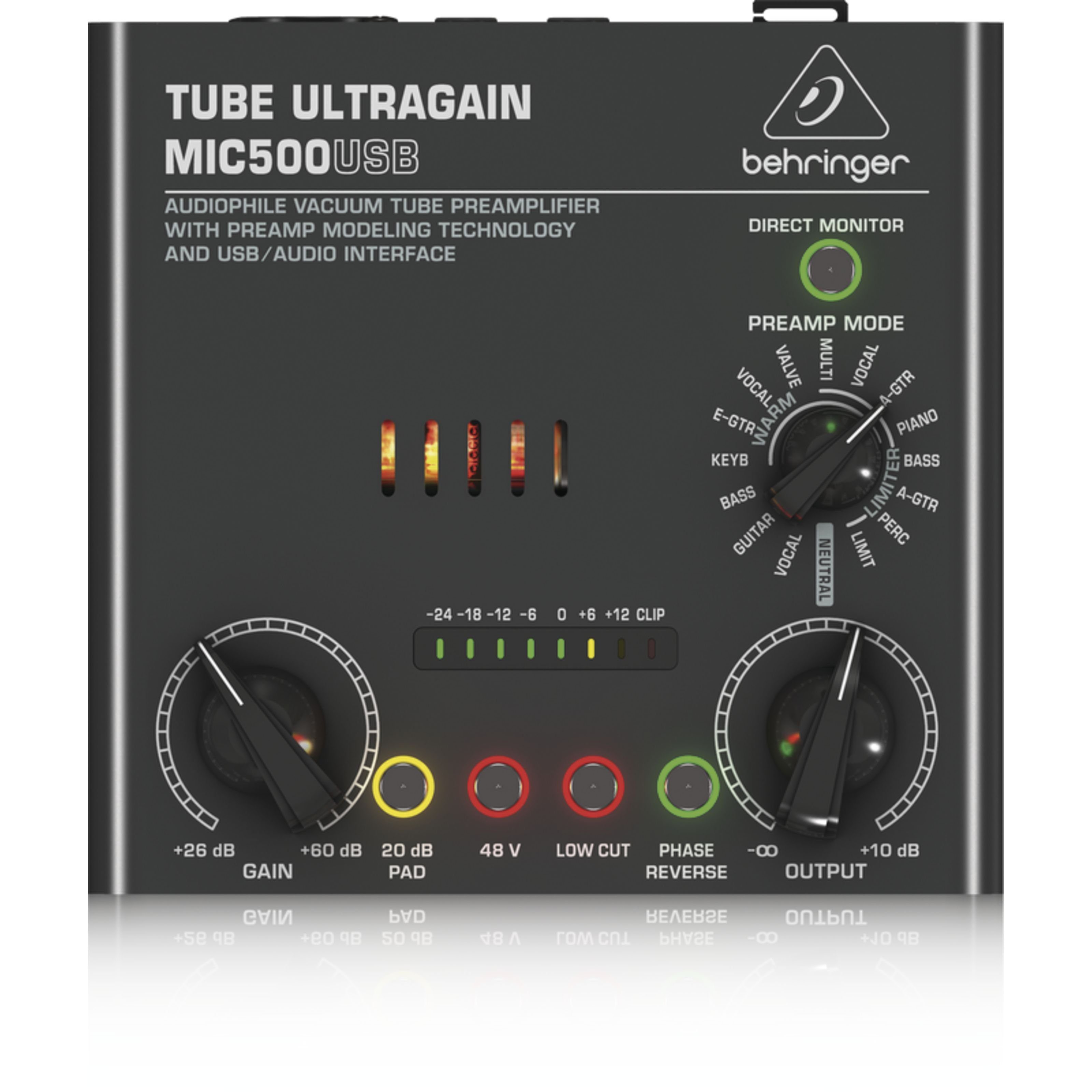 Behringer Vorverstärker (MIC500USB Tube Ultragain - Studio Preamp)