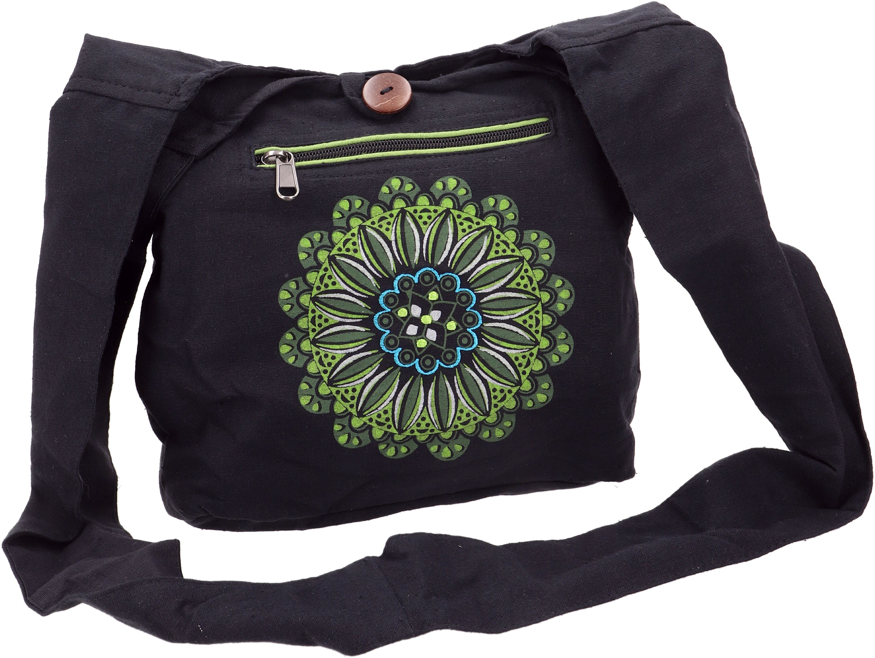 Guru-Shop Schultertasche Kleiner Schulterbeutel mit Mandala, günstig online kaufen
