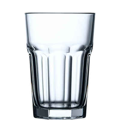 Pasabahce Longdrinkglas Casablanca, Glas gehärtet, Longdrink stapelbar 355ml Glas gehärtet transparent 12 Stück