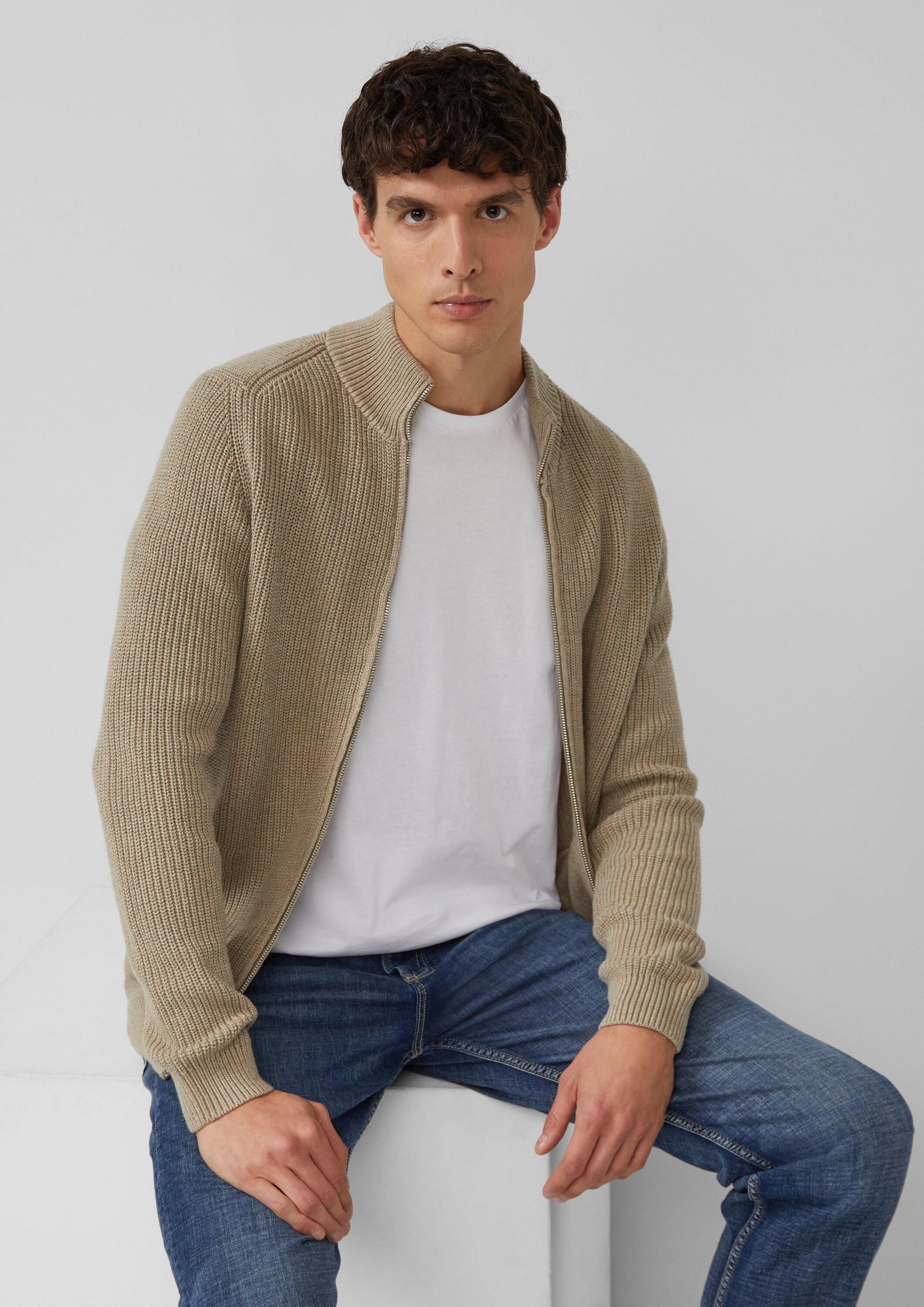 s.Oliver Cardigan Strickjacke Struktur-Strickjacke mit Eingrifftaschen und günstig online kaufen