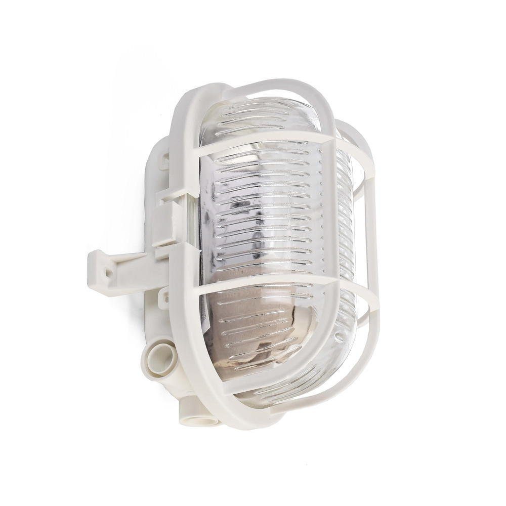 click-licht Deckenleuchte Wand- und Deckenleuchte Syrma Oval in Weiß E27 IP44, keine Angabe, Leuchtmittel enthalten: Nein, warmweiss, Aussenlampe, Aussenwandleuchte, Outdoor-Leuchte