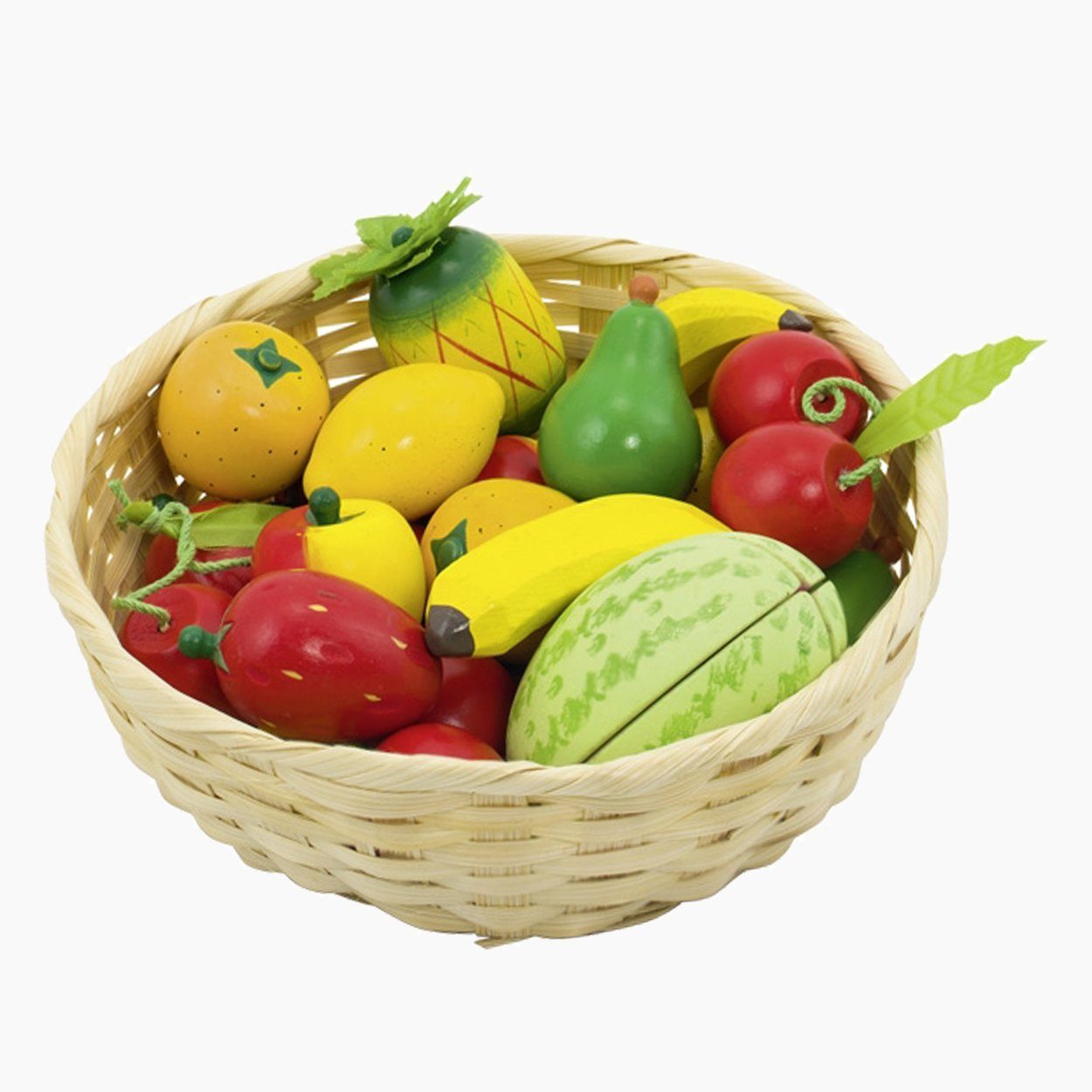 goki Kinder-Küchenset Obst im Korb, (packung, 23-tlg., Anzahl-Teile: 23), besonders realitätsnah spielen