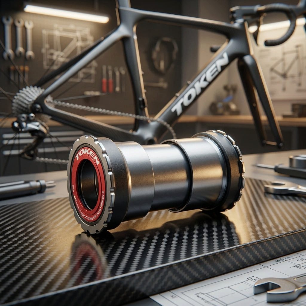 Token Fahrradpedale Token Innenlager Thread Fit TF24-Serie Rh: BB86/BB90/BB92 Kurbelgarnit