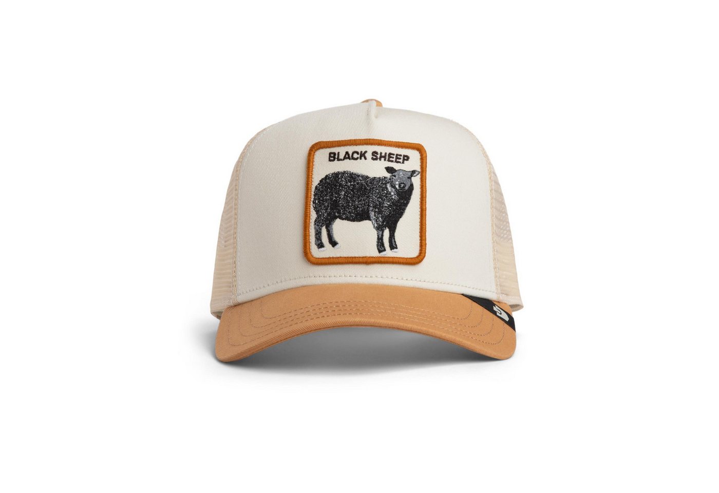 GOORIN Bros. Trucker Cap Goorin Bros. Kids Black Sheep Trucker Cap Mini Chalk / Heat (Basecap, Basecap, Trucker Kappe, Meshcap) Bedruckte Innenseite