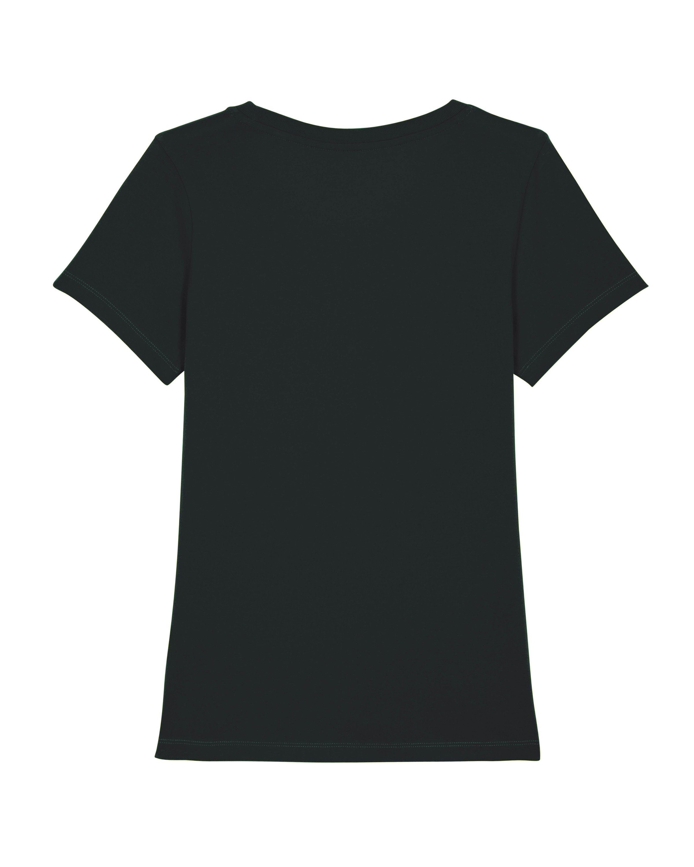 (1-tlg) Apparel schwarz Cat Print-Shirt Funny wat?