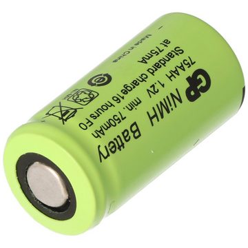 GP Batteries Akku 2/3AA NiMH-Akku ohne Lötfahne, ca. 14x29mm Akku 750 mAh (1,2 V)