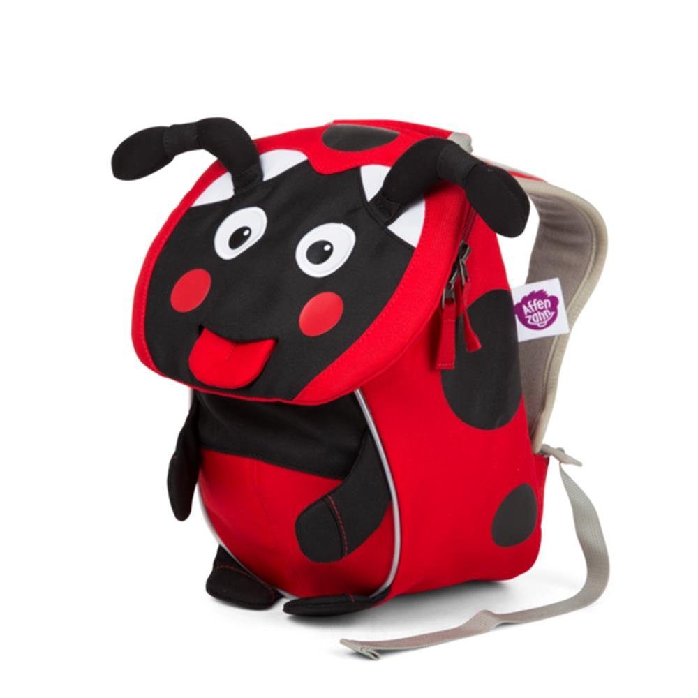 Affenzahn Kinderrucksack Kleiner Freund - Kinder für 4 Krippe und Liter, 1-3 Freizeit Marienkäfer, Jahre, - Rot für Marienkäfer