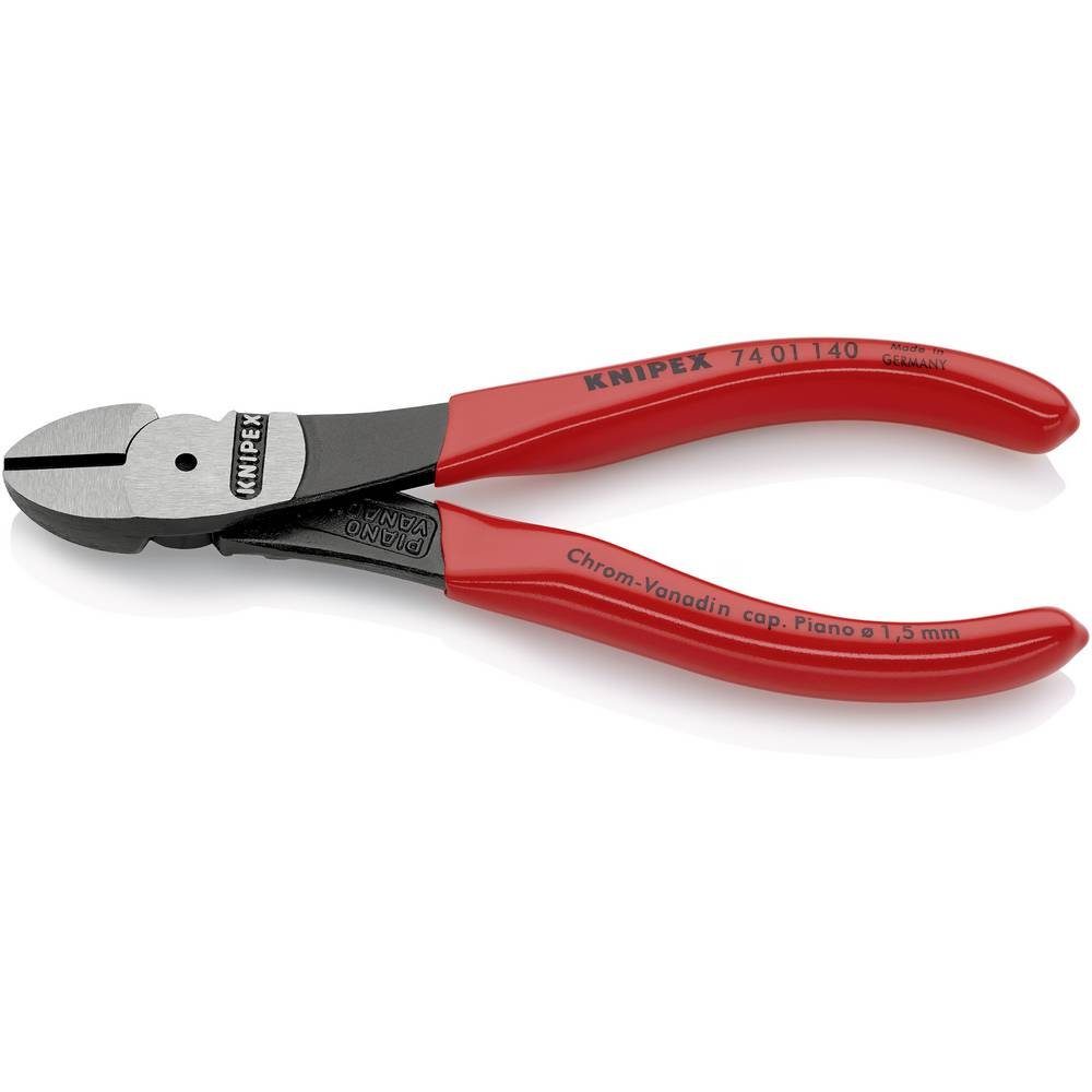 Knipex Seitenschneider Kraft-Seitenschneider 74 01 140, mit Facette – Bild 2 von 5