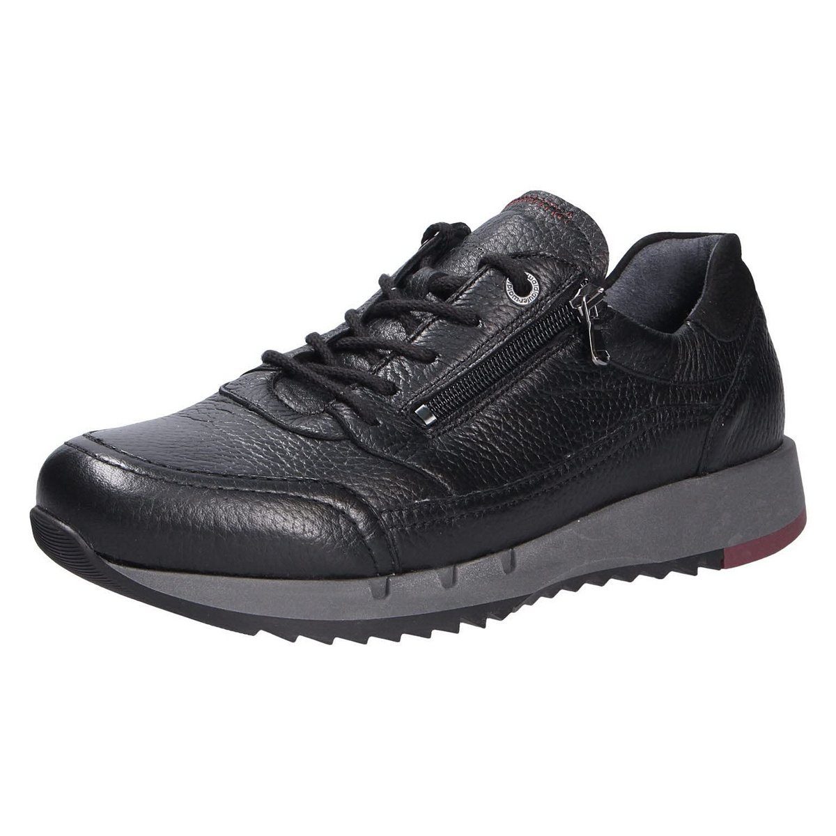 Freizeit Schnürer für Herren in schwarz Schnürschuh
