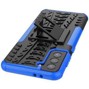 CoolGadget Handyhülle Outdoor Case Hybrid Cover für Samsung Galaxy S21 6,2 Zoll, Schutzhülle extrem robust Handy Case für Samsung S21 Hülle