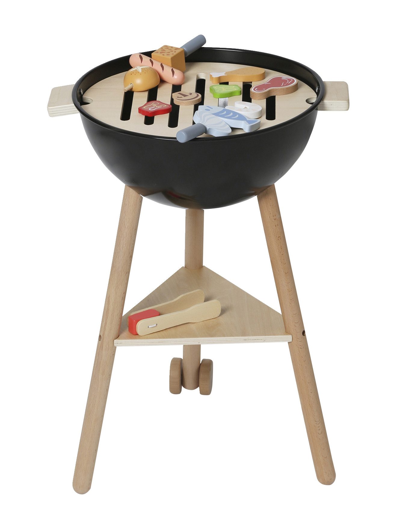 vertbaudet Kinder-Grill Kinder Spielgrill, Holz
