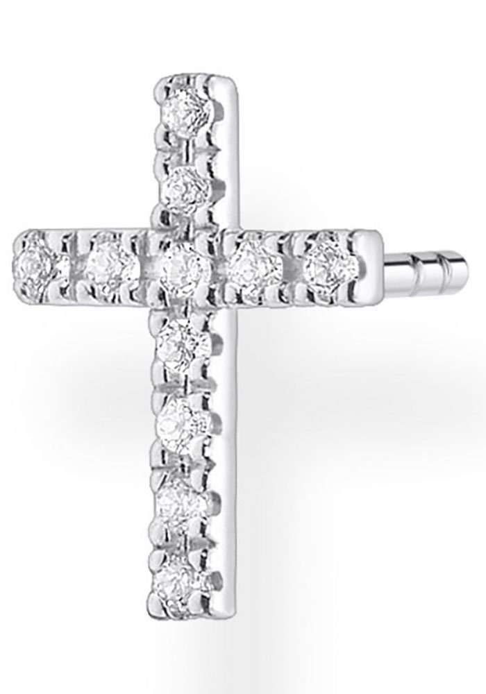 Single-Ohrstecker Kreuz
