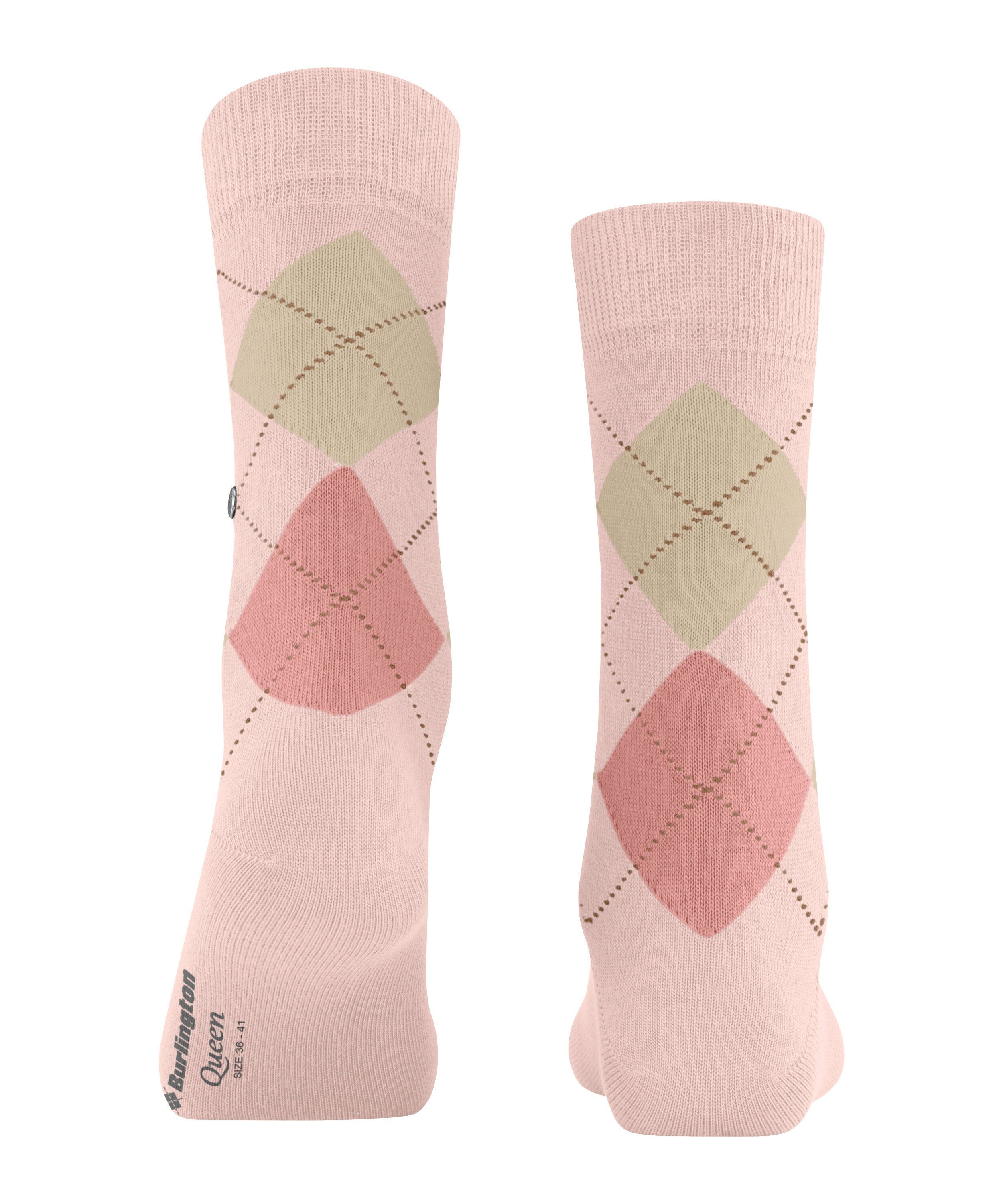 Queen Burlington coral Socken (1-Paar) (8788)