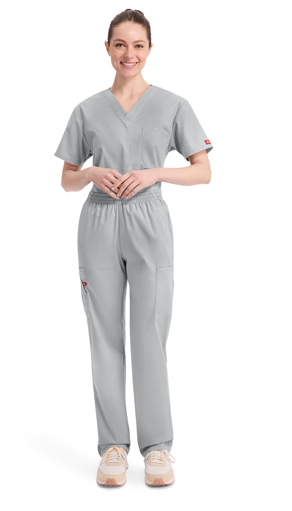 Dickies Schlupfhose, Unisex OP Hose mit Gummibund, Pflegehose, EDS Every Day Scrubs mit Cargotaschen