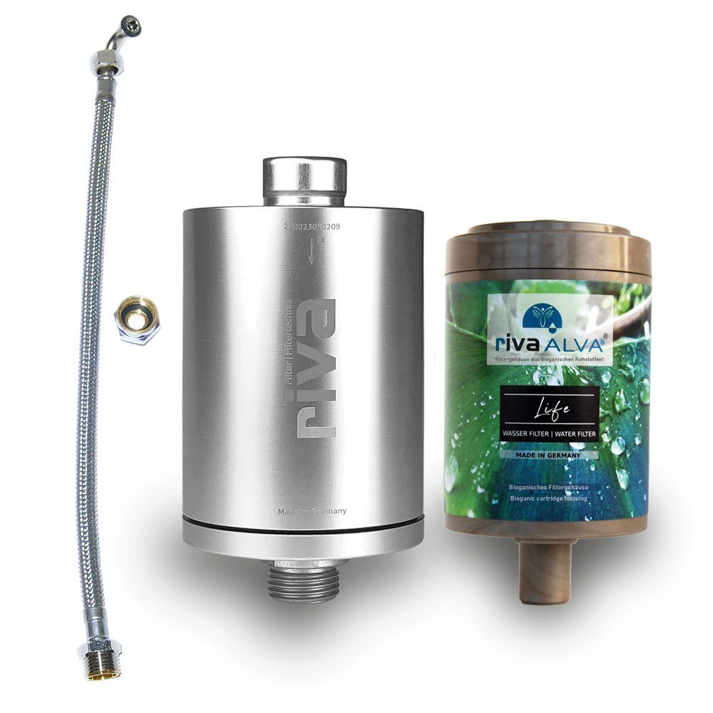 Wasserhahn für rivaALVA Trinkwasserfilter Life Schlauchanschluss-Set, inkl. Wasserfilter Zubehör rivaALVA