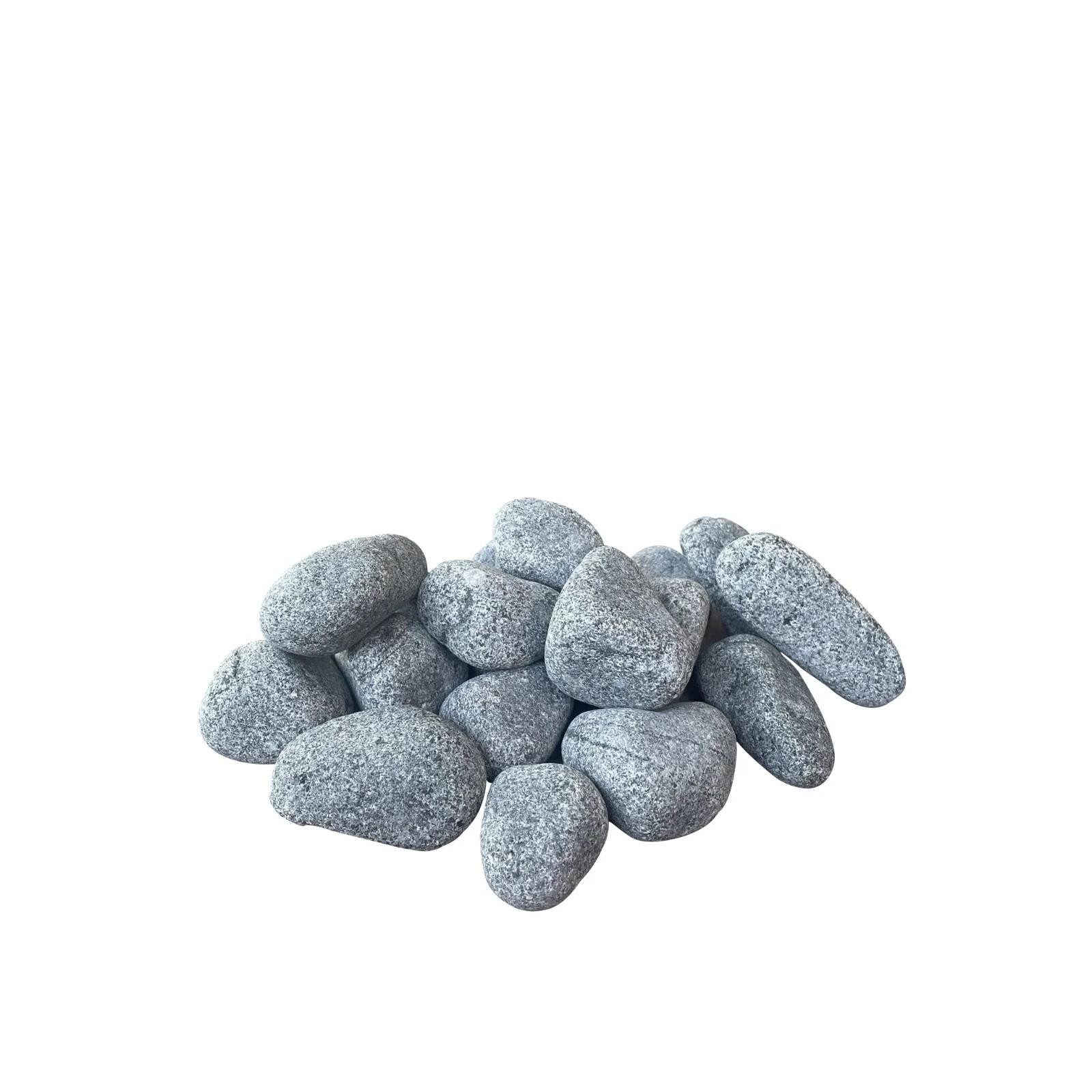 HUUM Saunasteine Olivindiabas Huum Aufguss Saunasteine rund 15 kg, 3-5 cm