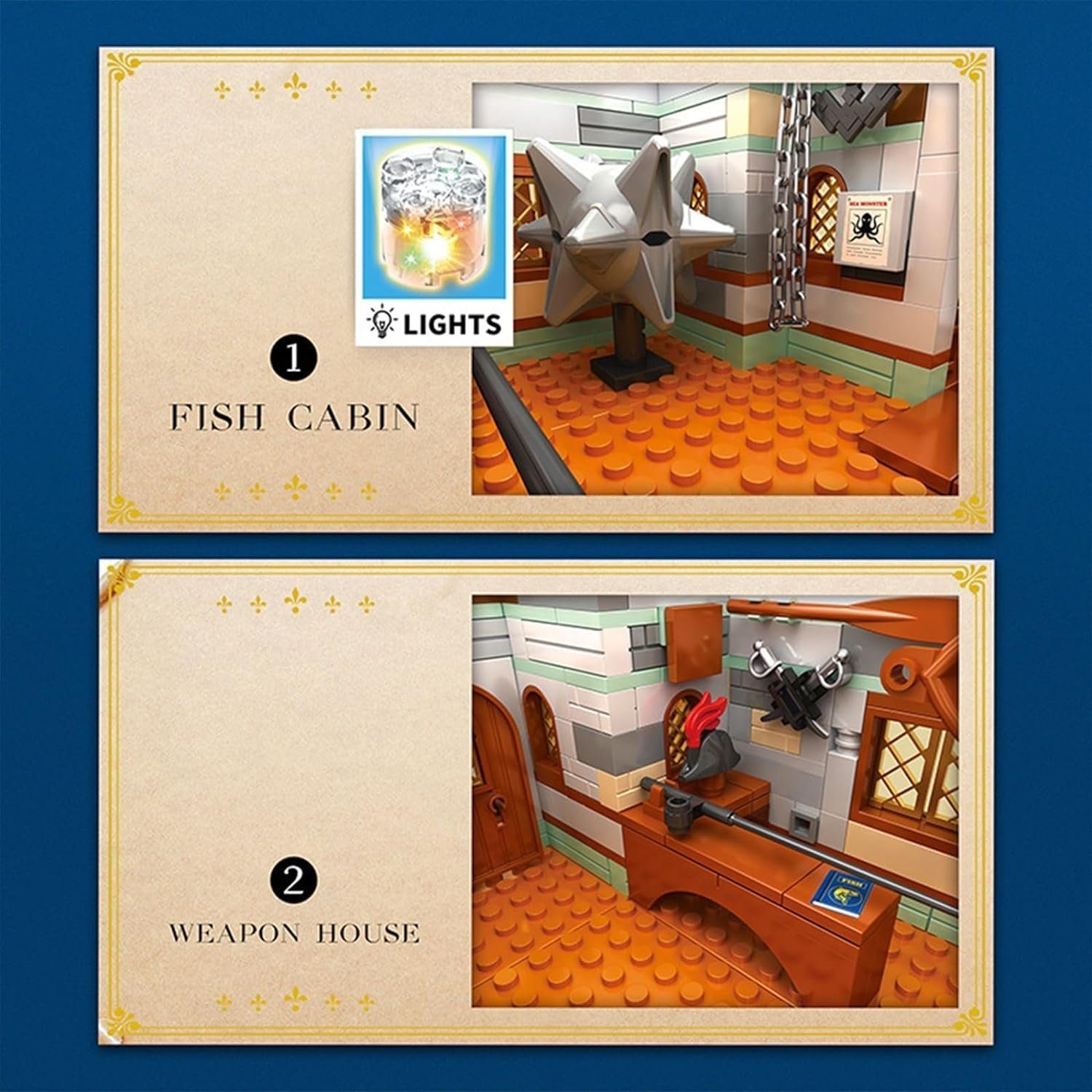 Reobrix Reobrix 66007 Angelladen - European Century Serie Konstruktionsspielsteine, (2450 St)