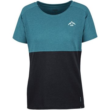 IXS T-Shirt T-Shirts iXS Flow Women Tech Tee Mountain everglade-schwarz 42 - XL- (1-tlg)