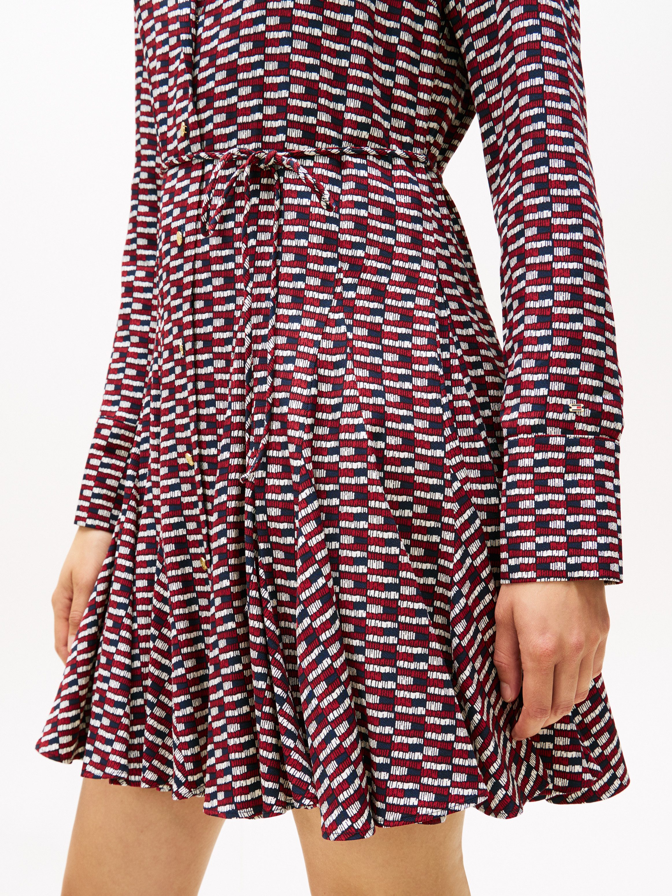 Tommy Hilfiger Minikleid VIS TWILL LS MINI DRESS