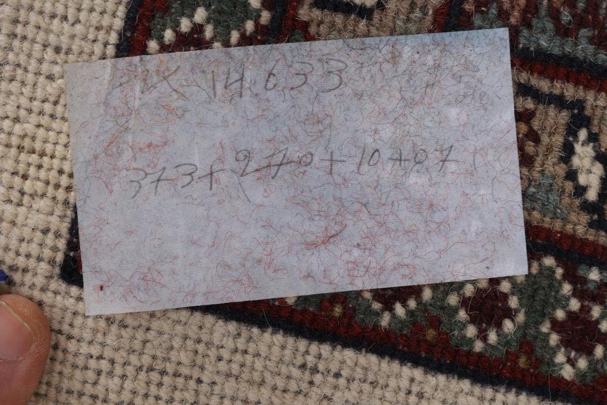 269x372 rechteckig, Handgeknüpfter Orientteppich, mm Nain Herati 15 Bidjar Orientteppich Höhe: Trading, Indo