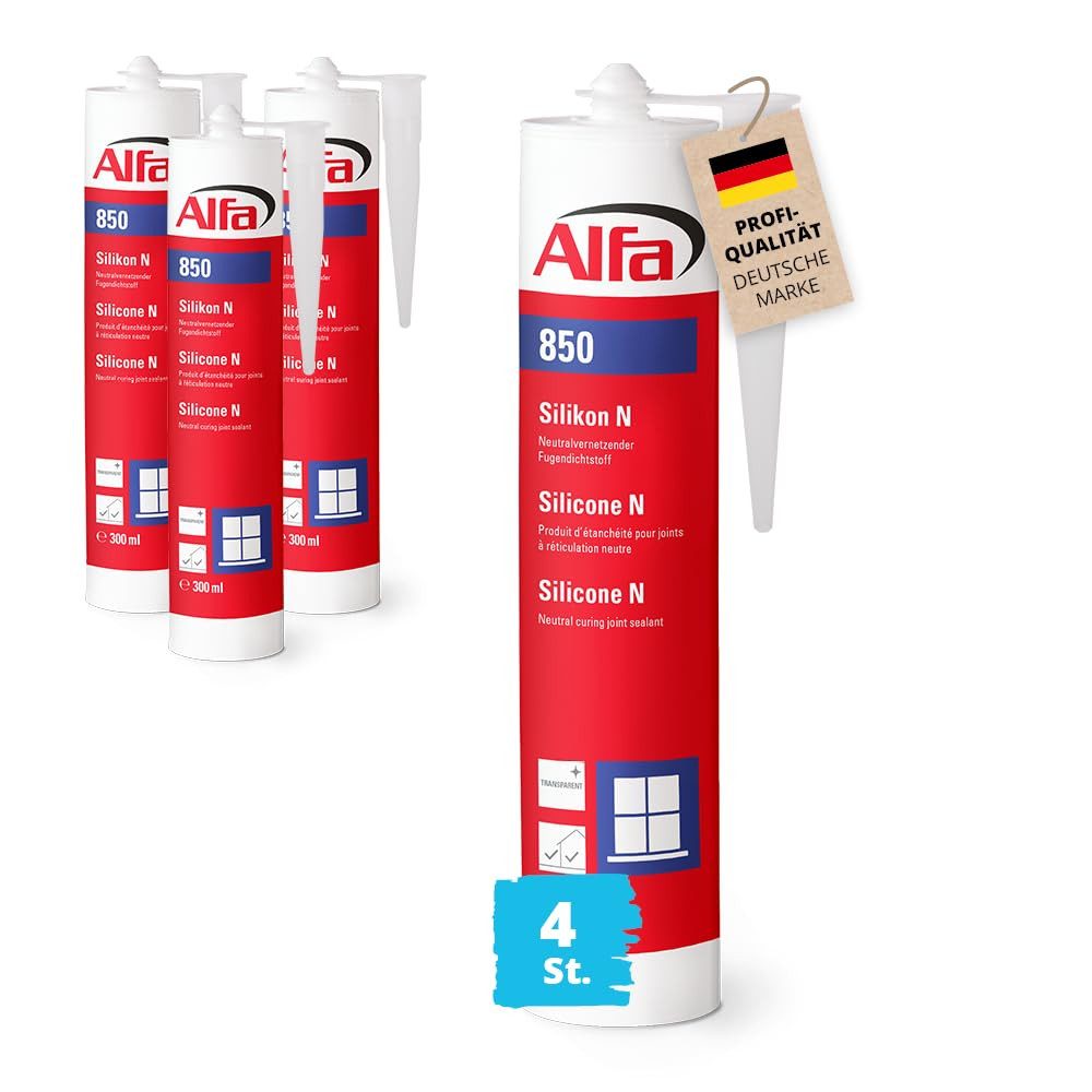 Silikon Silikon N (Bau-Silikon, Sanitär-Silikon) Transparent (300 ml)