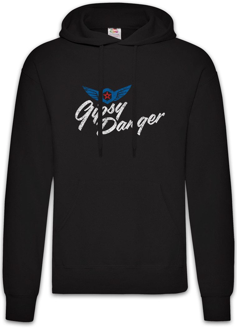 Hoodie Vintage Gipsy Danger Logo Herren Hoodie Del Toro Kaiju Pacific Rim