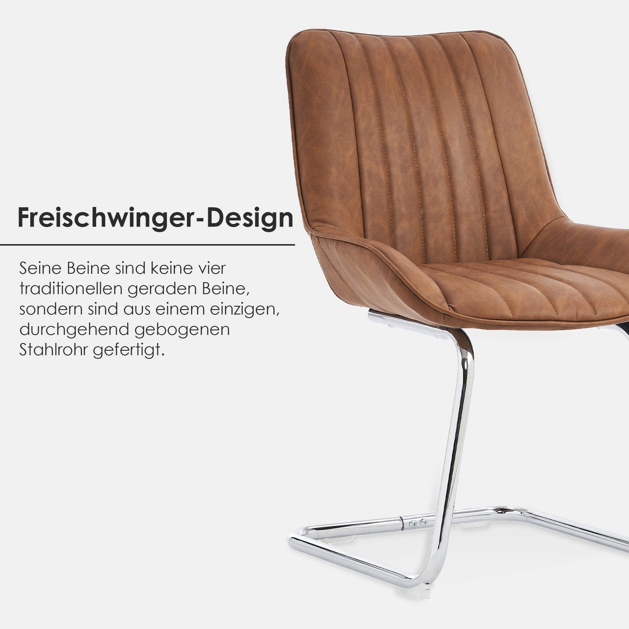 SeedWave Freischwinger 2er Set, Ergonomisch Gepolstert günstig online kaufen