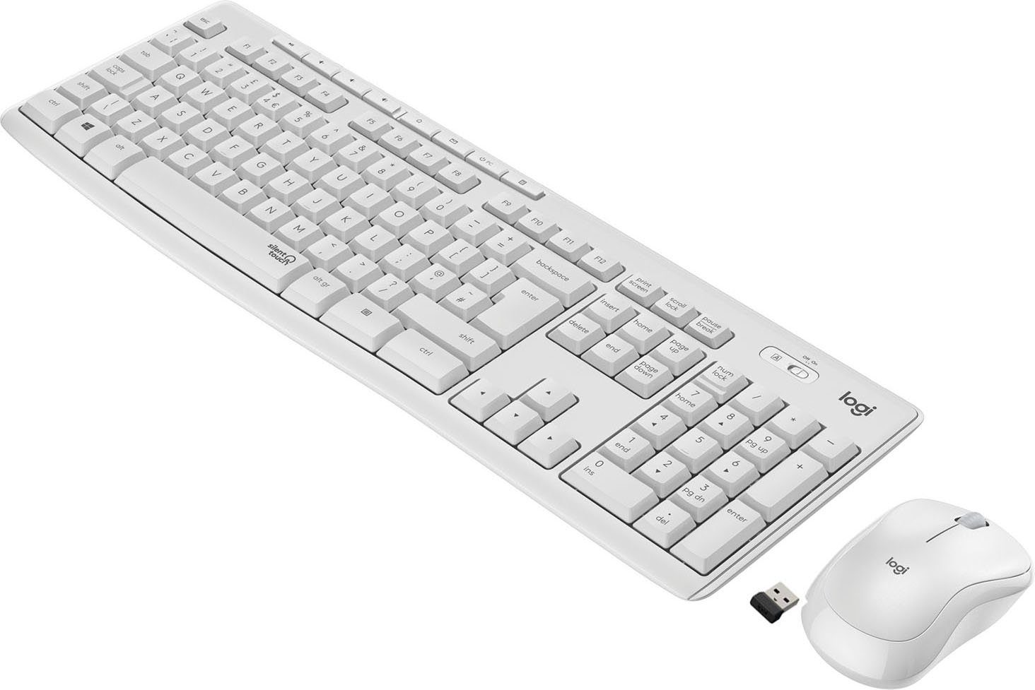 Logitech MK295 Silent Wireless Combo Tastatur- und Maus-Set