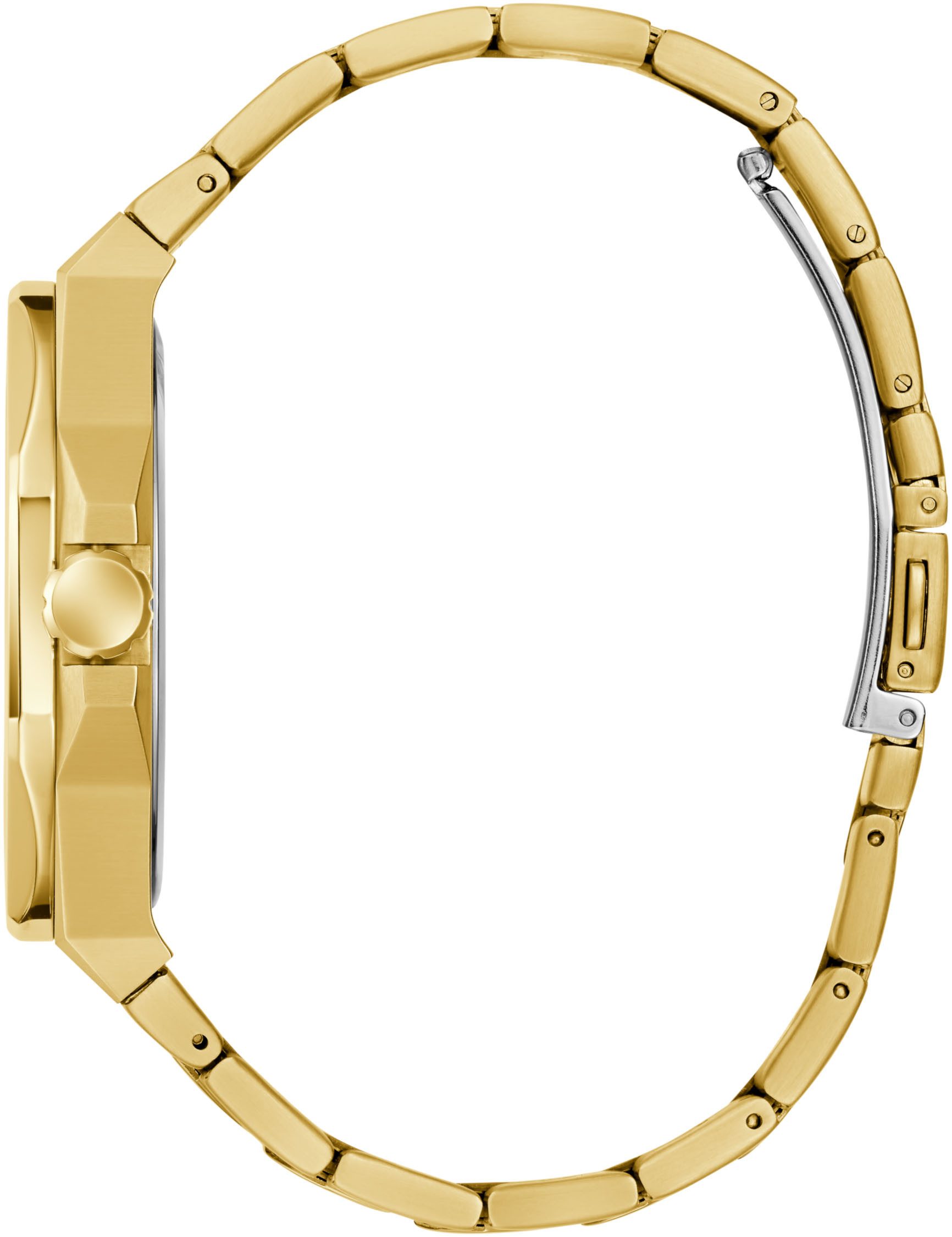 Guess Quarzuhr EMPEROR GW0849G2, Armbanduhr, Herrenuhr, Edelstahlarmband, analog
