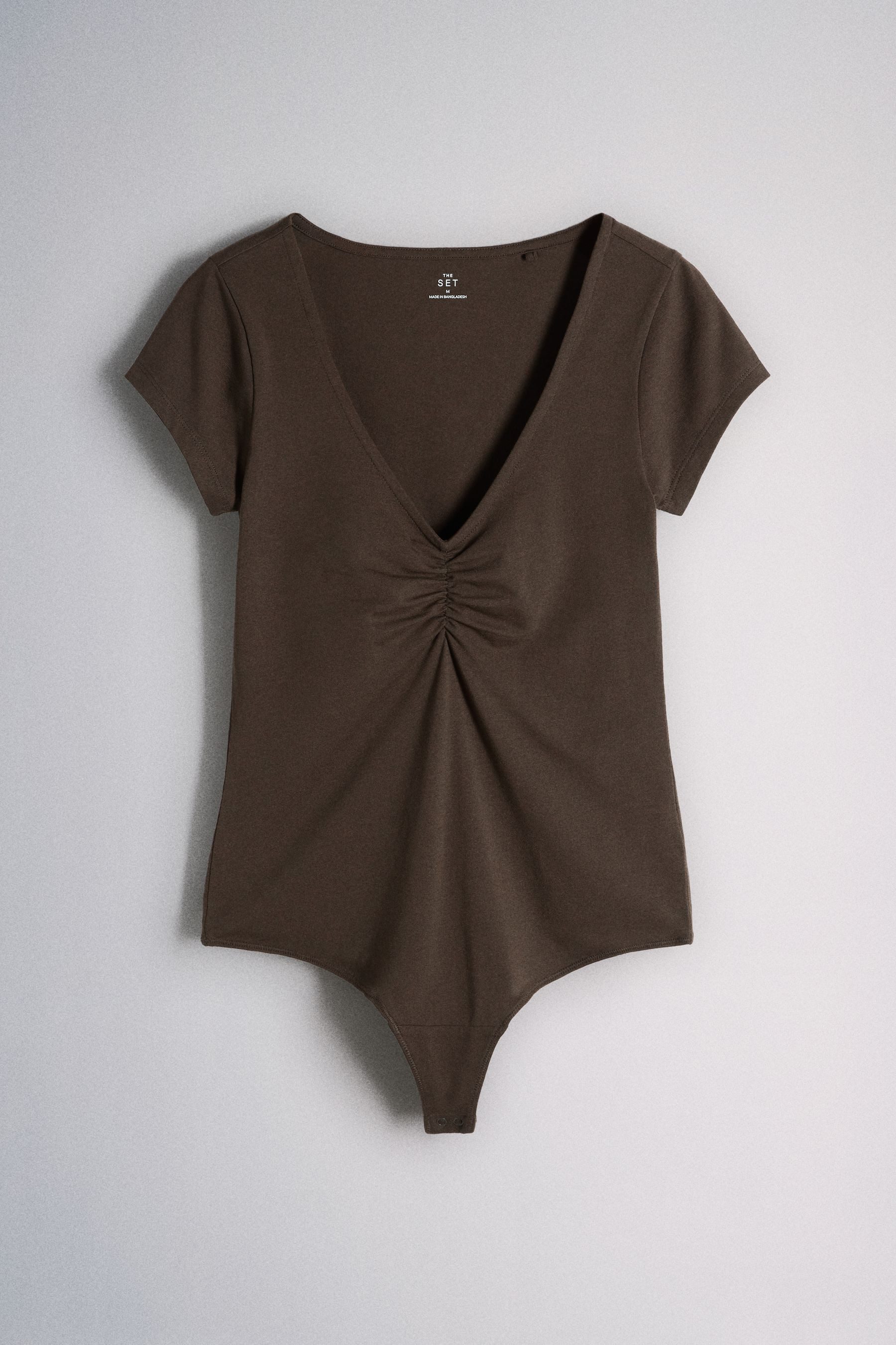 The Set Kurzarmbody The Set Bodys mit gerüschter Vorderseite, 3er-Pack (3-tlg)