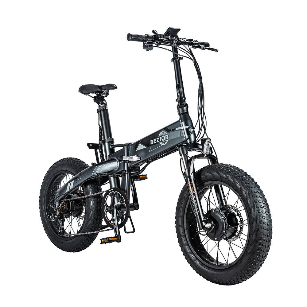 DOTMALL E-Bike bezior DoppelAkkus Mountainbike Doppelmotor 1000W XF005 Elektrisches
