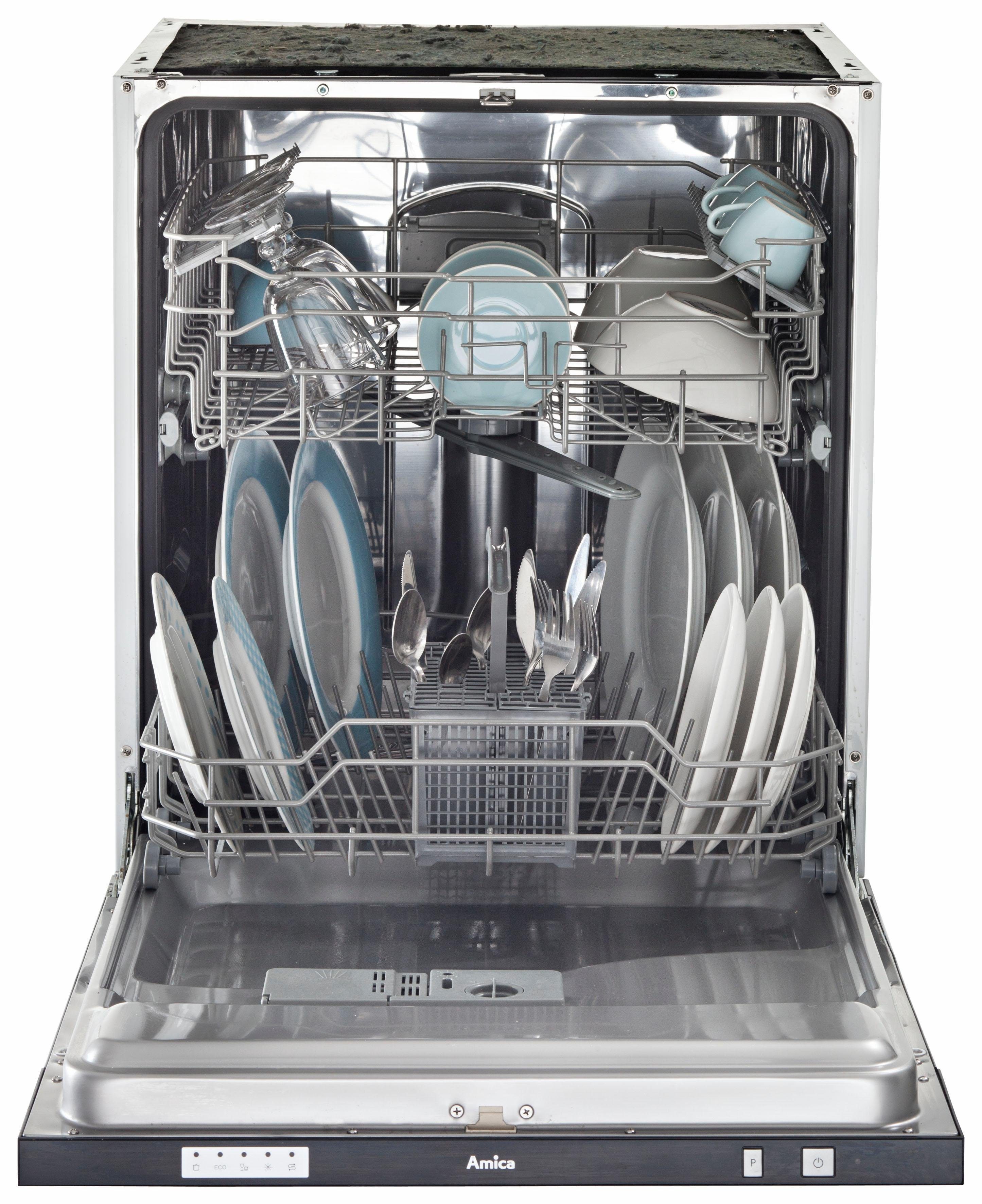 wiho Küchen Küchenzeile weiß cm Front: mit Playa 310 matt E-Geräten, Grau Glanz, Arbeitsplatte Weiß Cali, | Breite Korpus: weiß
