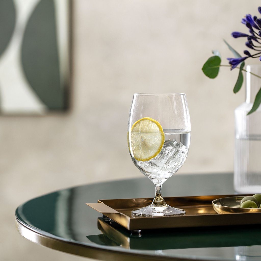 Villeroy & Boch Gläser-Set La Divina Wasserkelch, 4 Stück, 4-tlg., Glas, Kristallglas, 4 Stck, spülmaschinenfest
