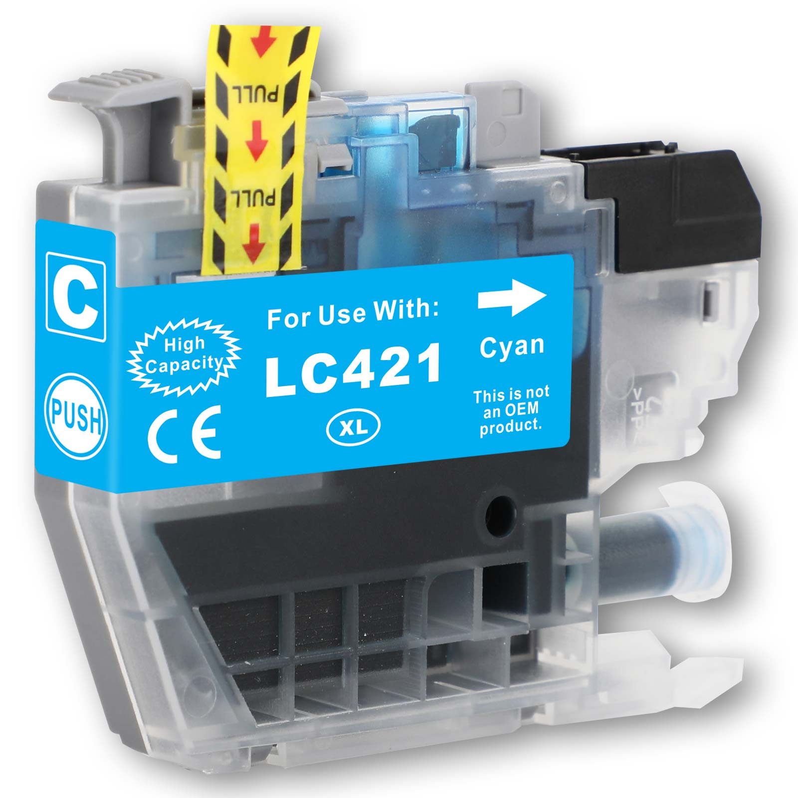 Gigao LC-421 XL Kompatibel Tintenpatronen Set für Brother MFC-J1010DW Tintenpatrone (Kompatibel für Brother MFC-J 1010 DW LC-421 XL, DW)