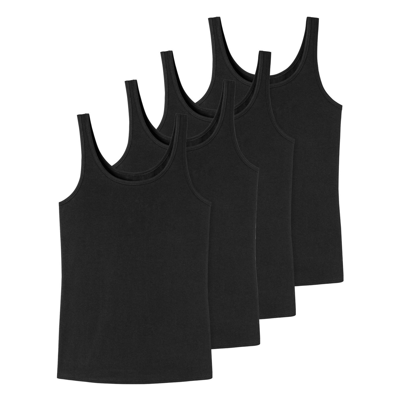 uncover by SCHIESSER Unterhemd (2-St., Set) Top, breite Träger im 4er Pack günstig online kaufen