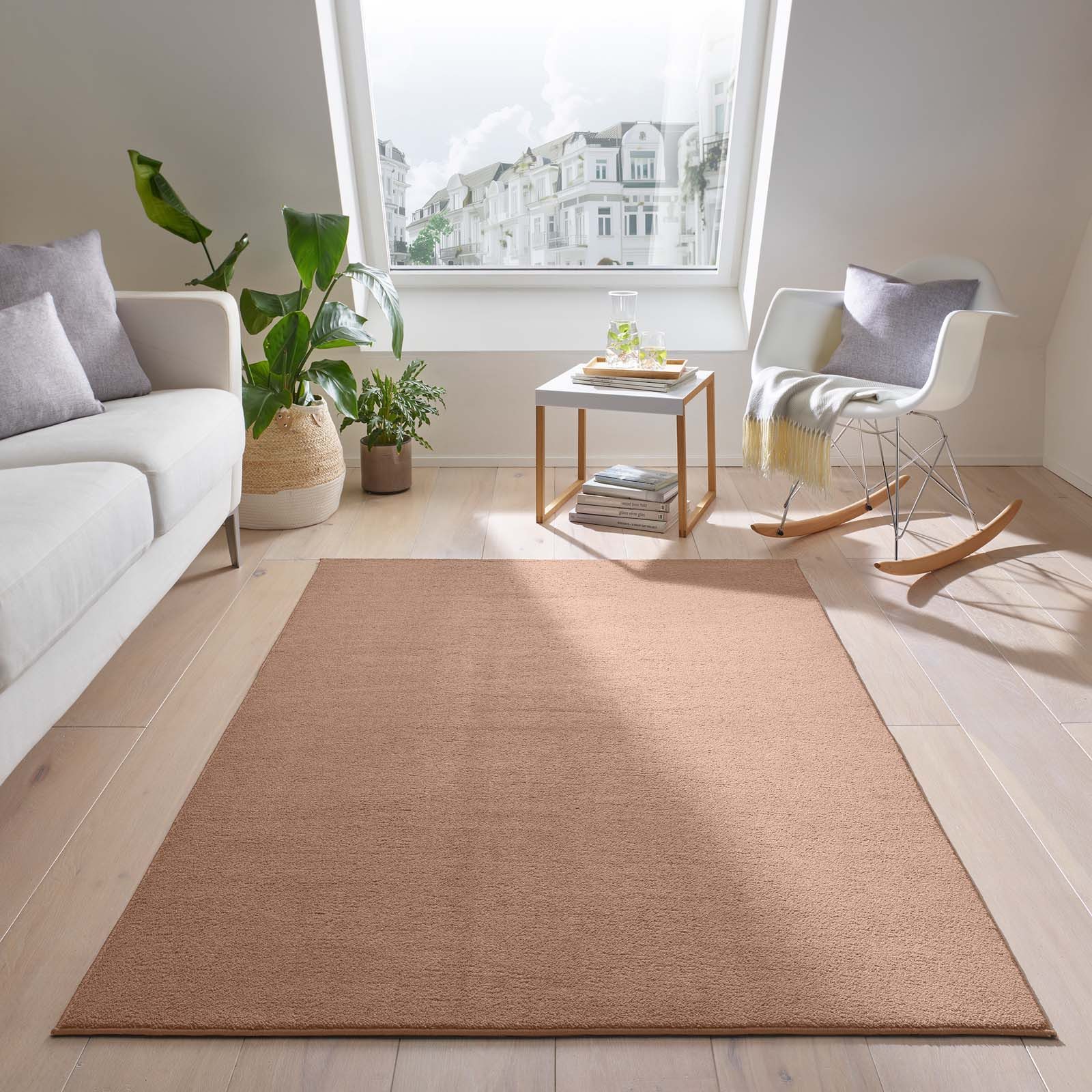 TaraCarpet Teppich TaraCarpet Kitten sehr weich und waschbar für Wohnzimmer Schlafzimmer, rechteckig, Höhe: 12 mm, 80x150