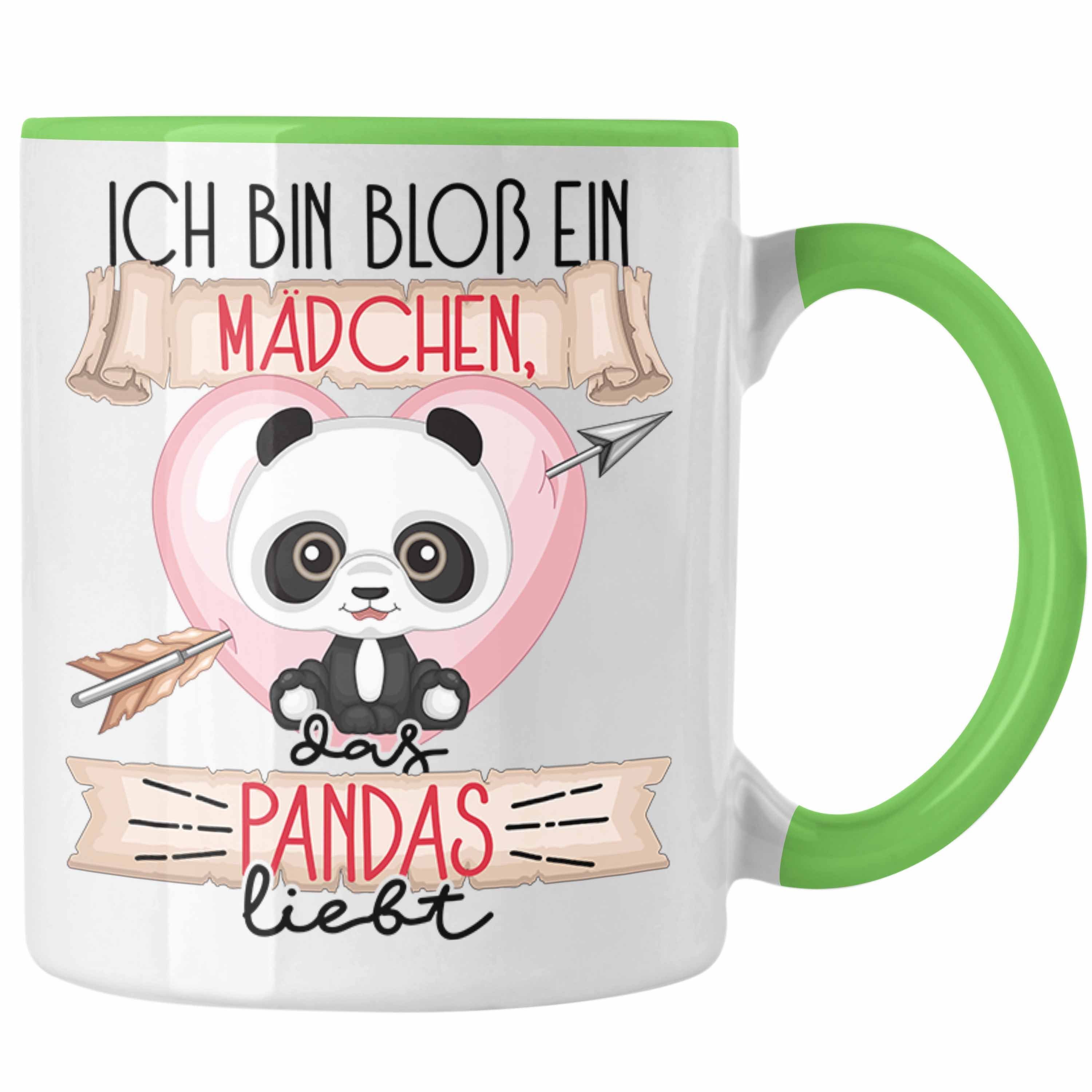 Ein Tasse Geschenk Ich Tasse Mädchen Trendation Liebt Bloß Pandas Das Frauen Bin Grün Pandas
